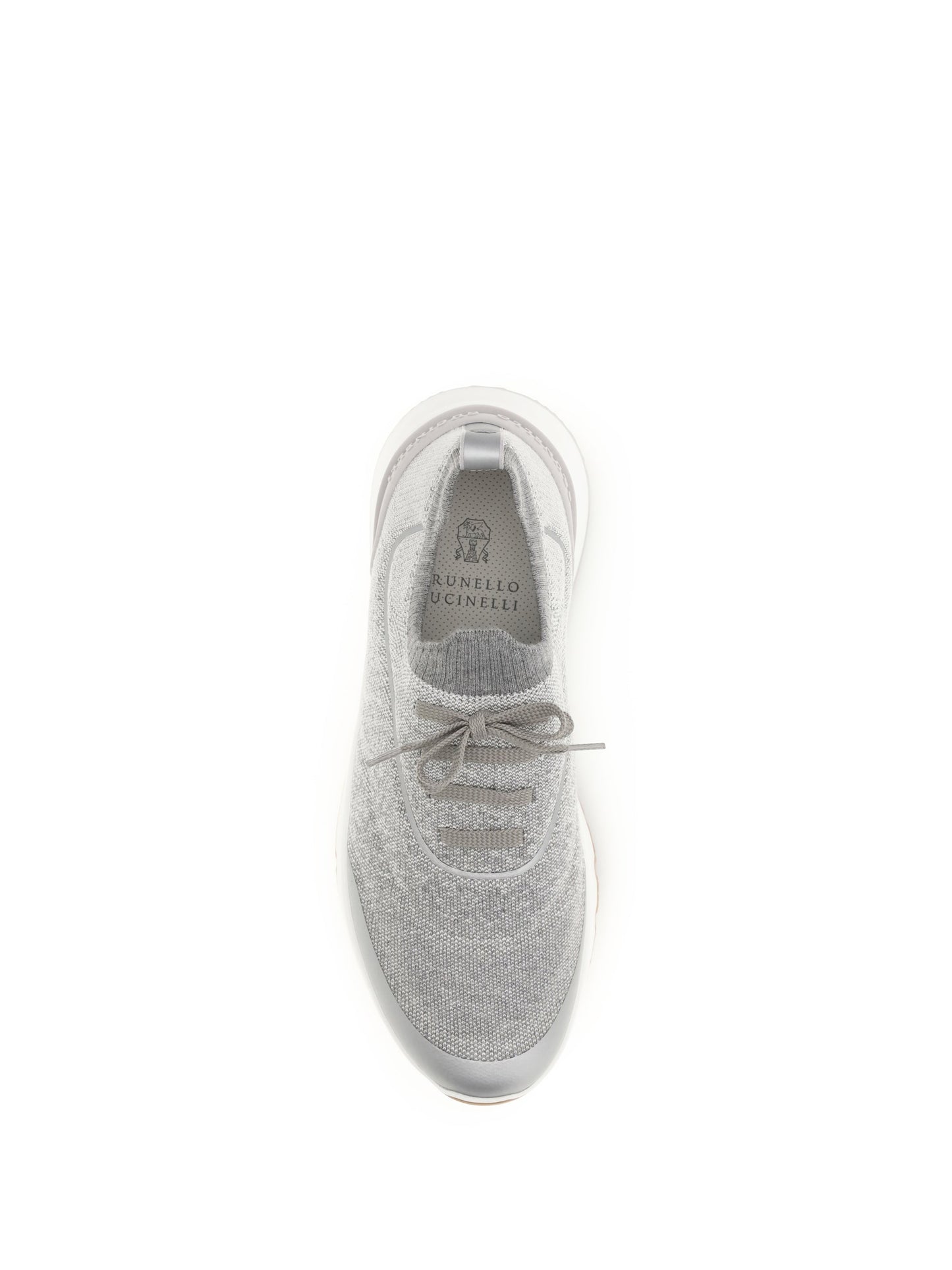 Brunello Cucinelli Men Techno Cotton Knit Sneakers Runners