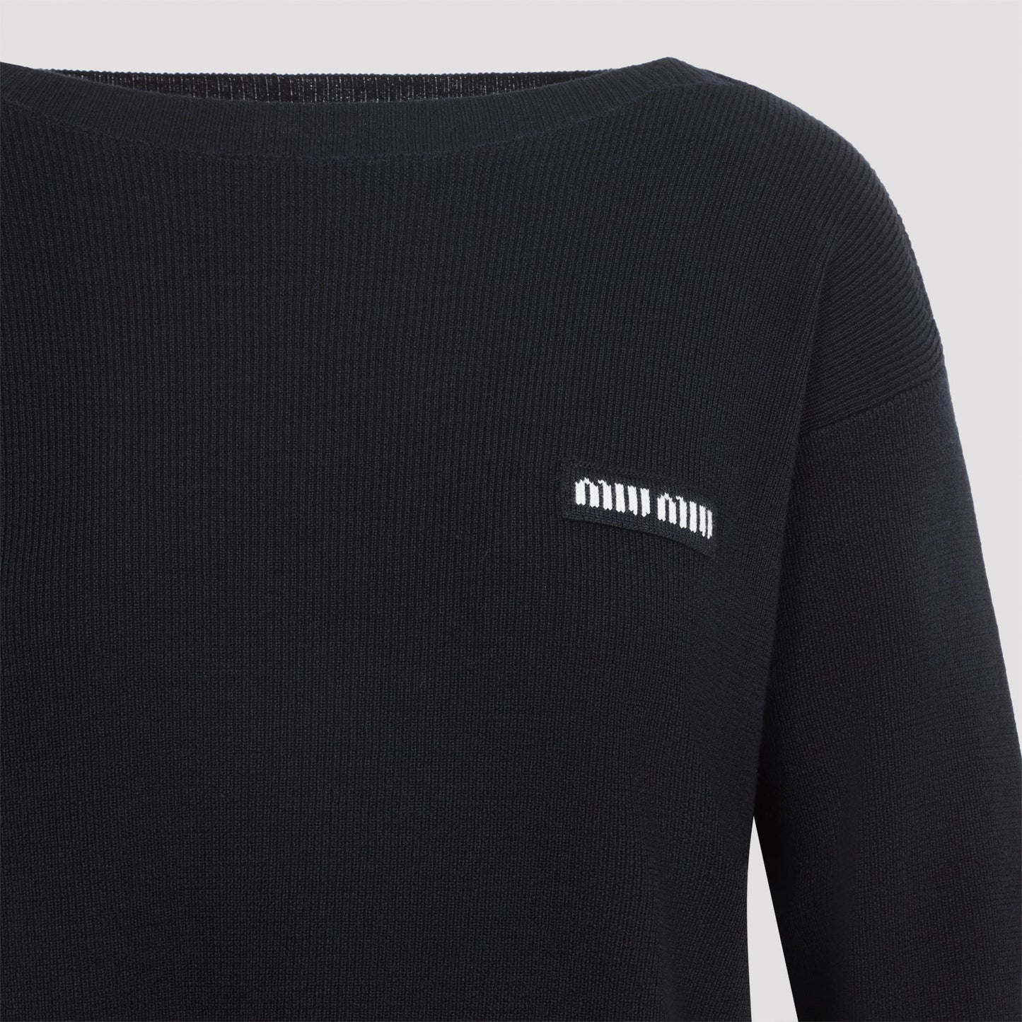 Miu Miu Boat-Neck Sweater Women