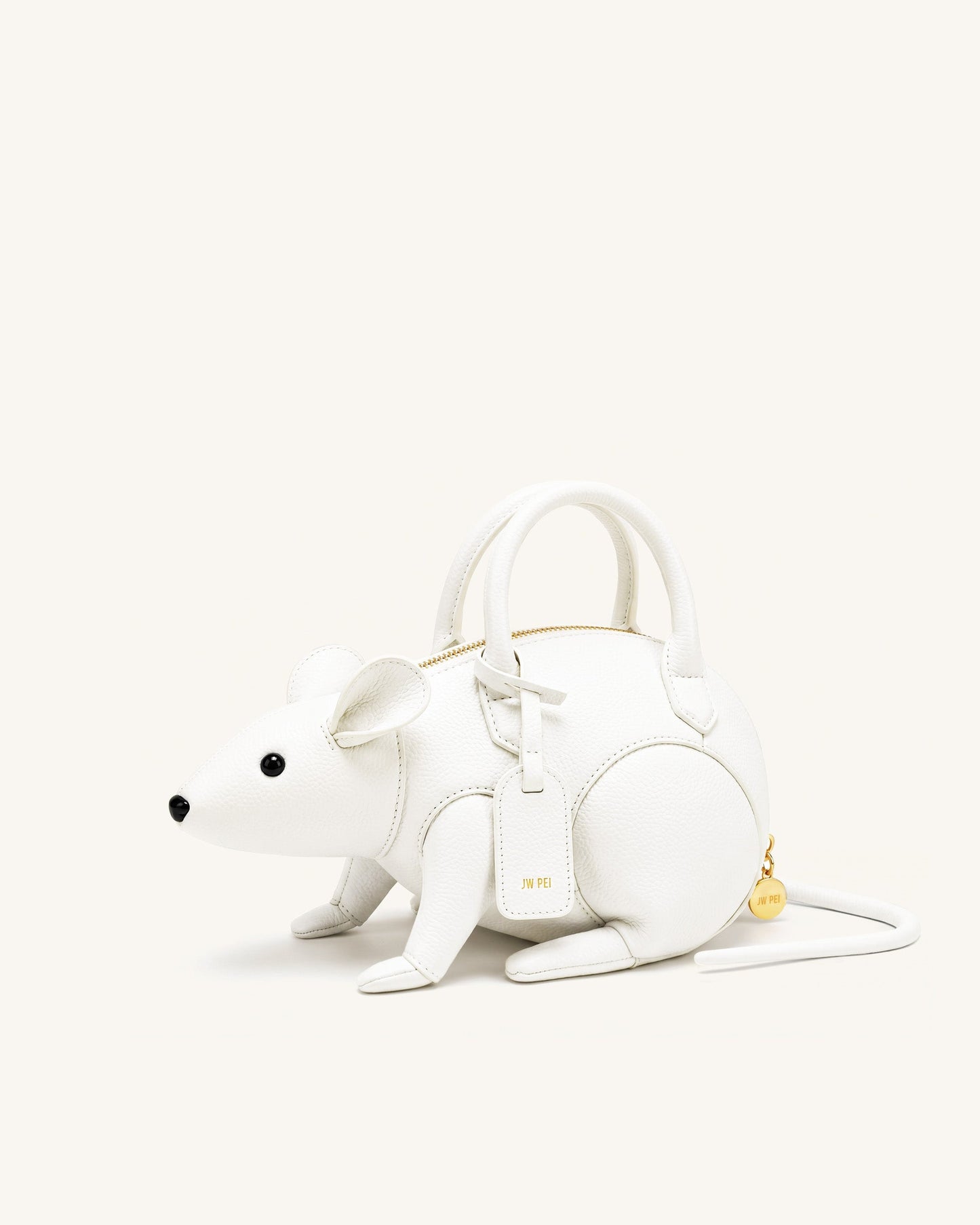 Mia Mouse Top Handle Bag - White