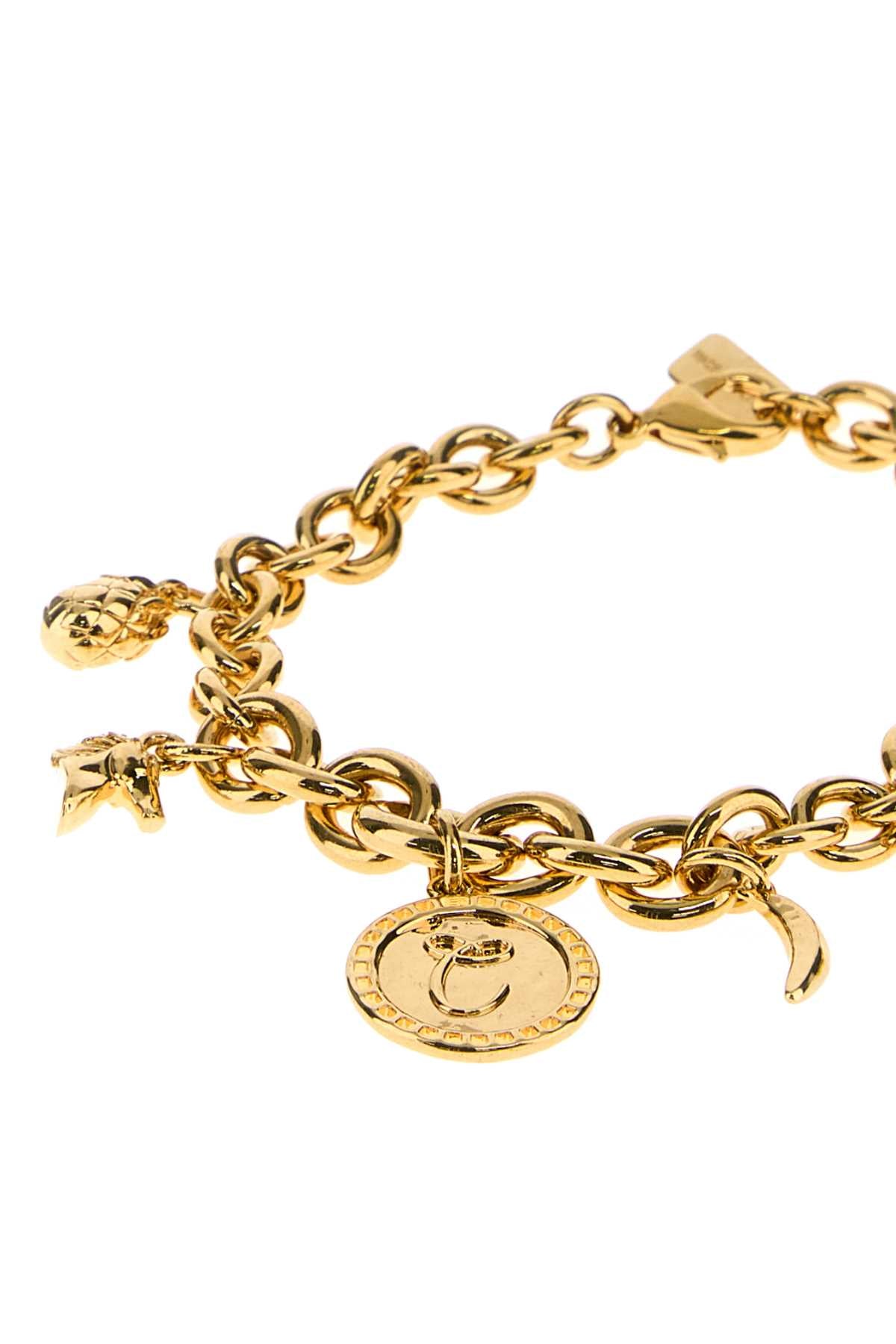 Chloe Women Gold Metal Chlo㨠Charms Bracelet