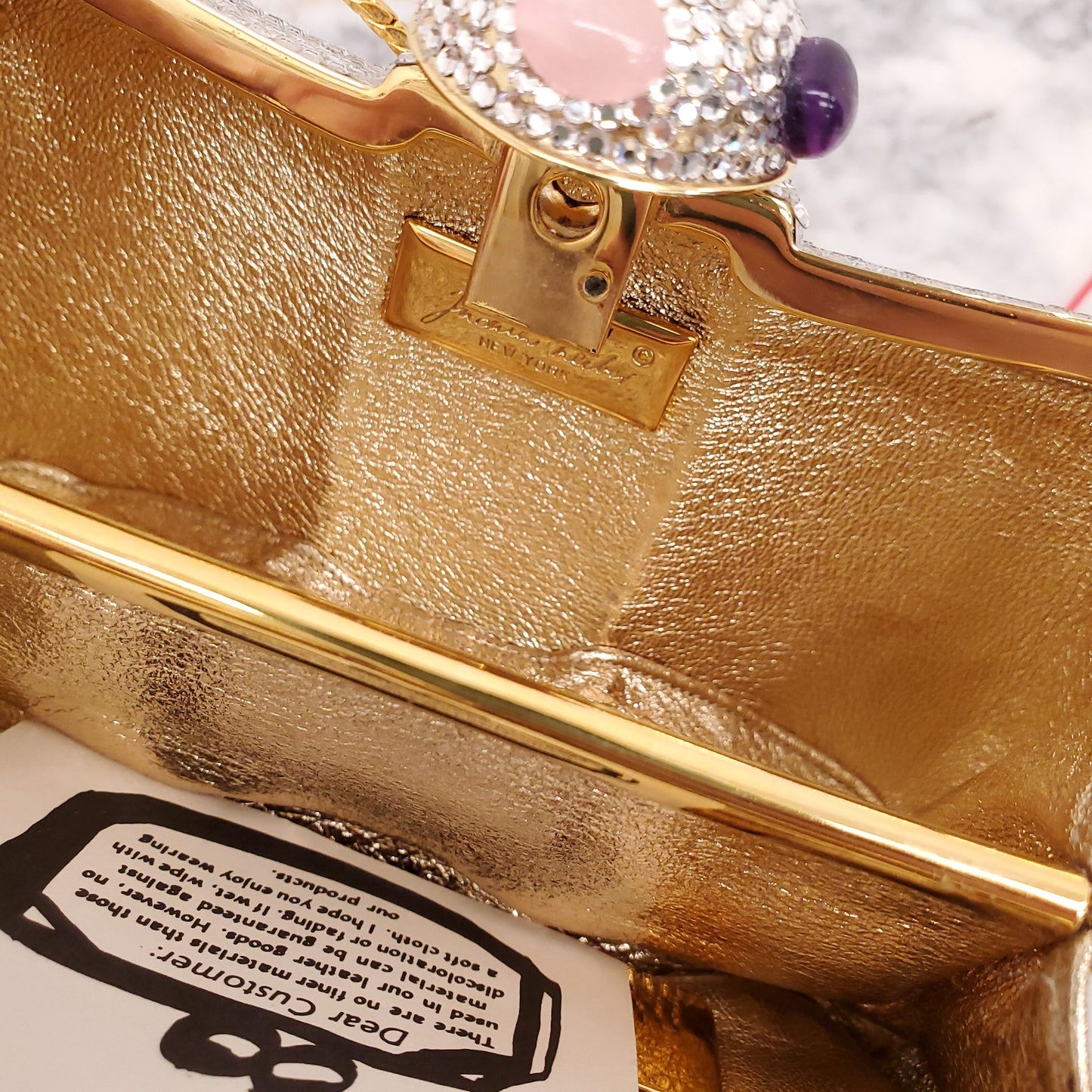 JUDITH LEIBER BOW CLUTCH