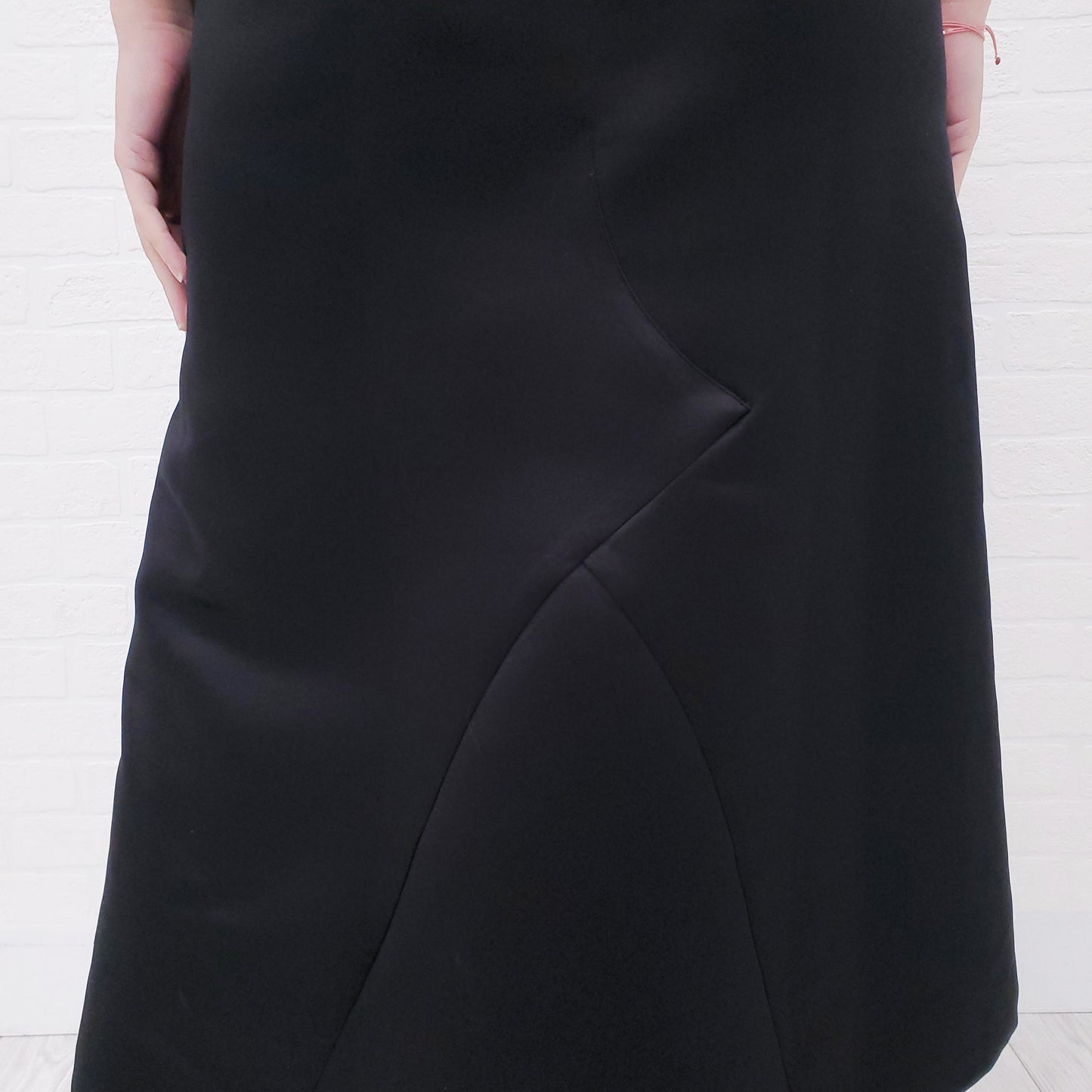 COMME DES GARÇONS BLACK OVERALL DRESS - SIZE M