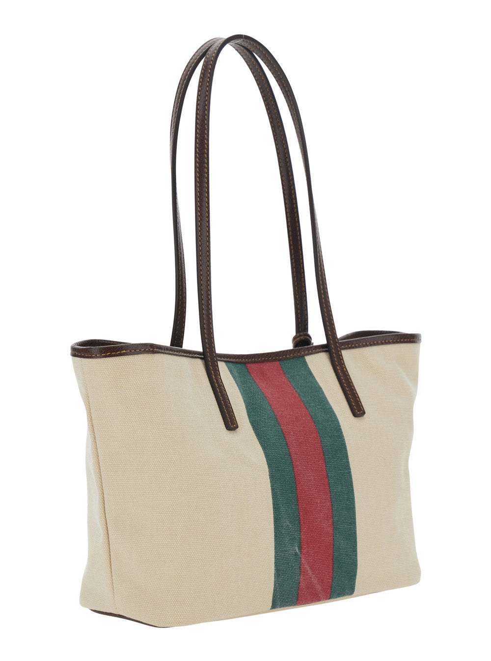 Gucci Women Gucci Summer Medium Hbg Canvas Washed Web 80/Joyfull