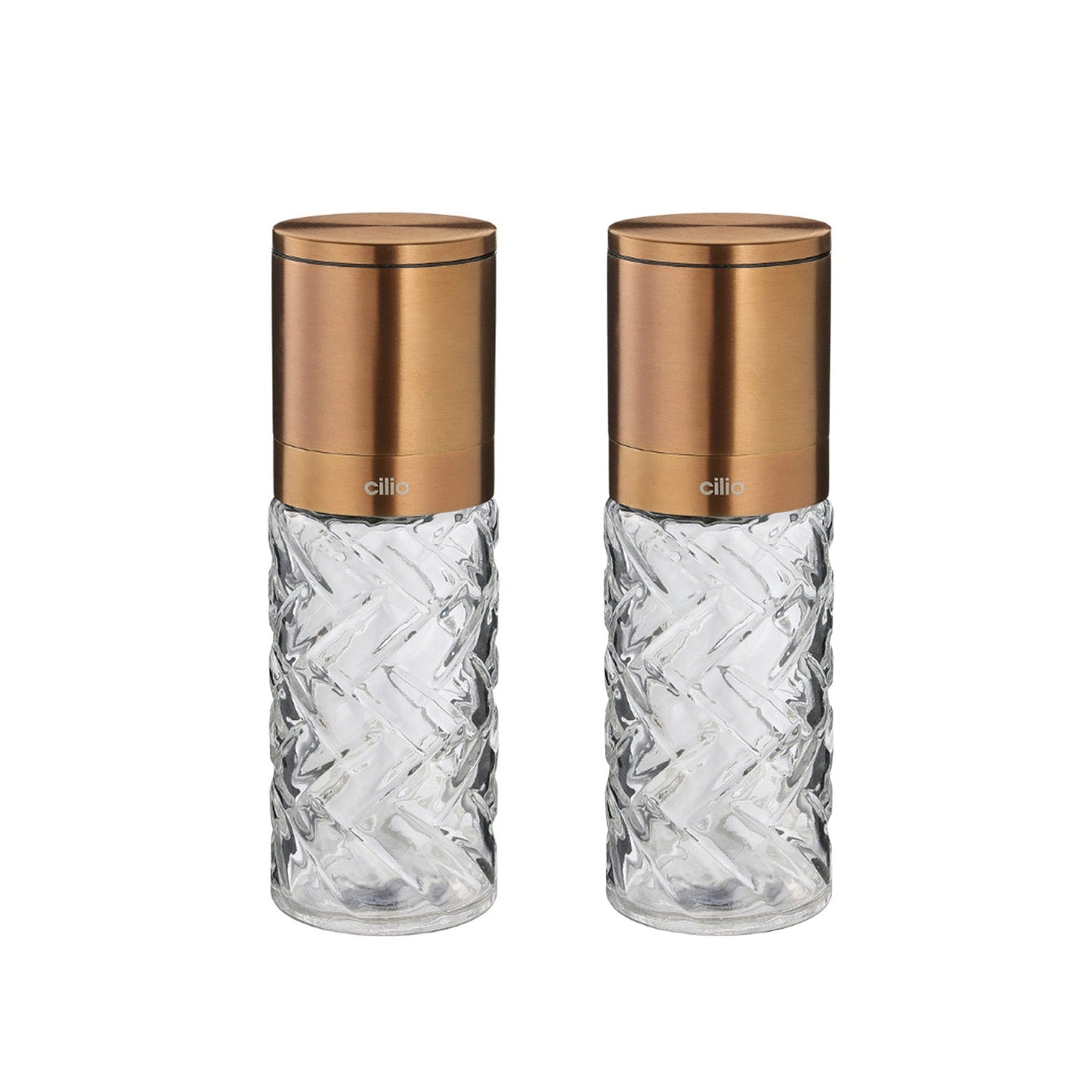 Cilio Cristallo Salt or Pepper Mill 2 Piece Set