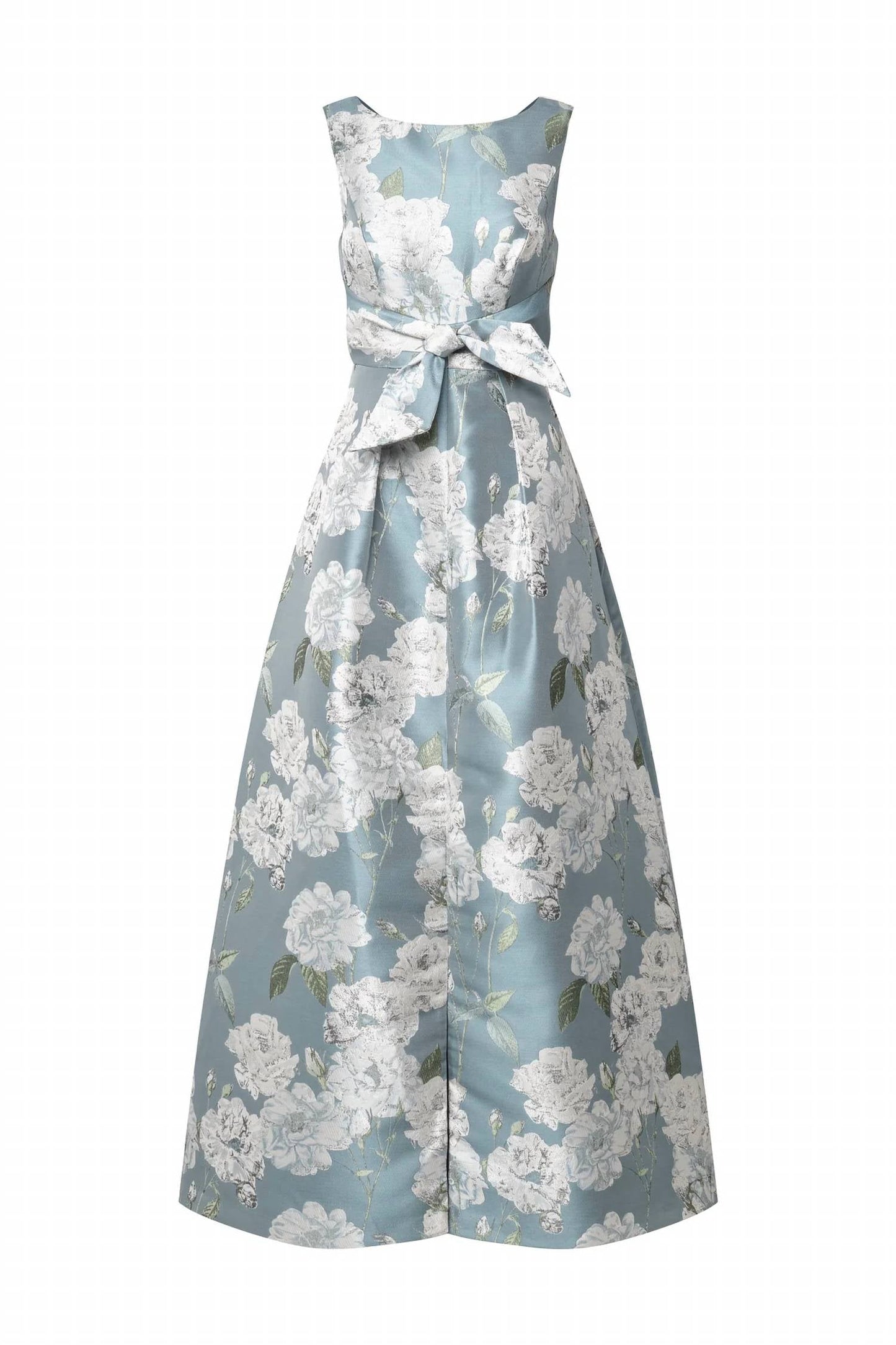 Lilianna Floral Gown In Slate
