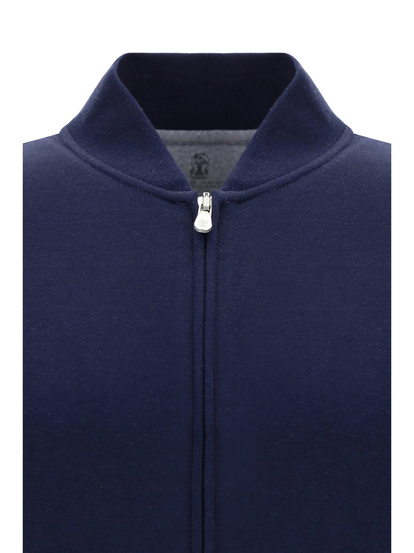 Brunello Cucinelli Men Cotton Zip Sweatshirt