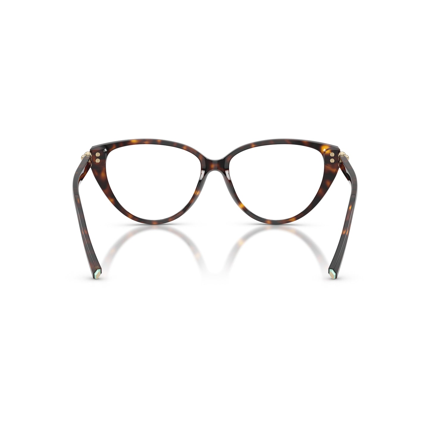 Cat-Eye Sunglasses With Tortoiseshell Frame And Gold Accents