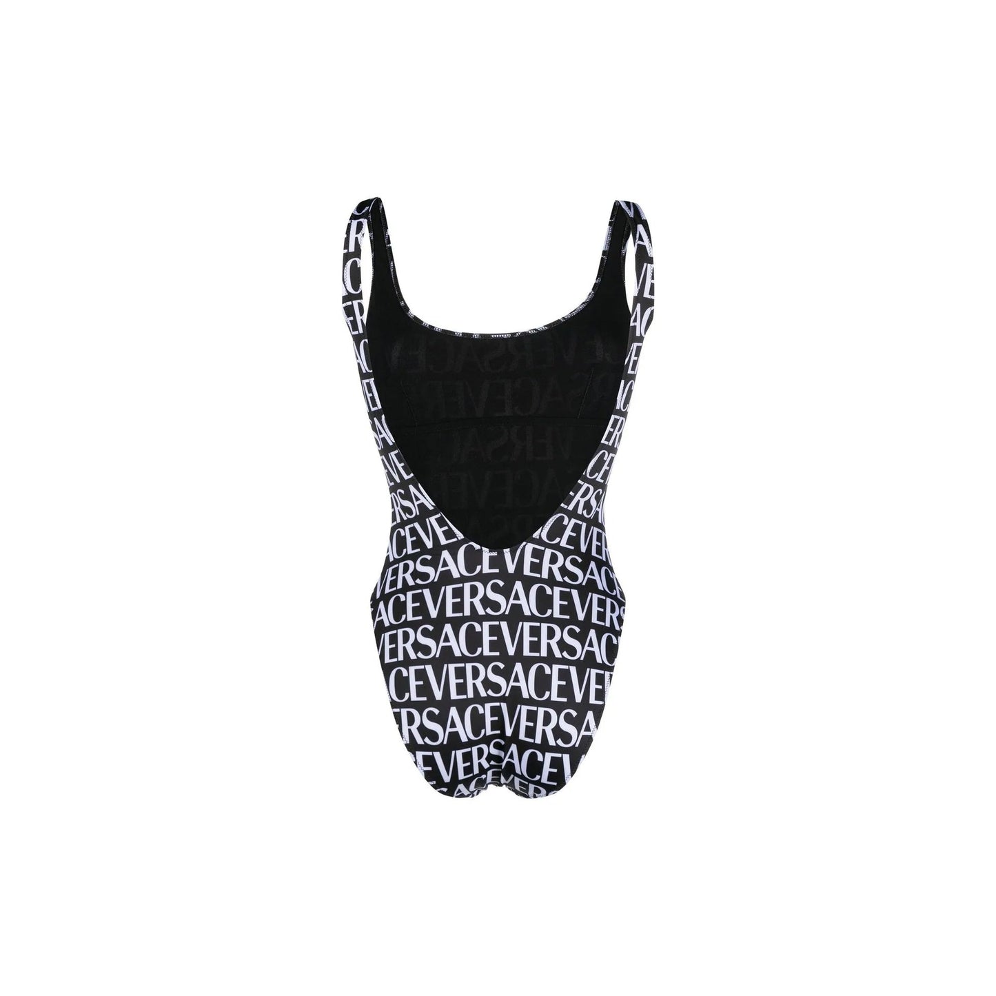 Versace All-Over Logo One-Piece Swimsuit Women