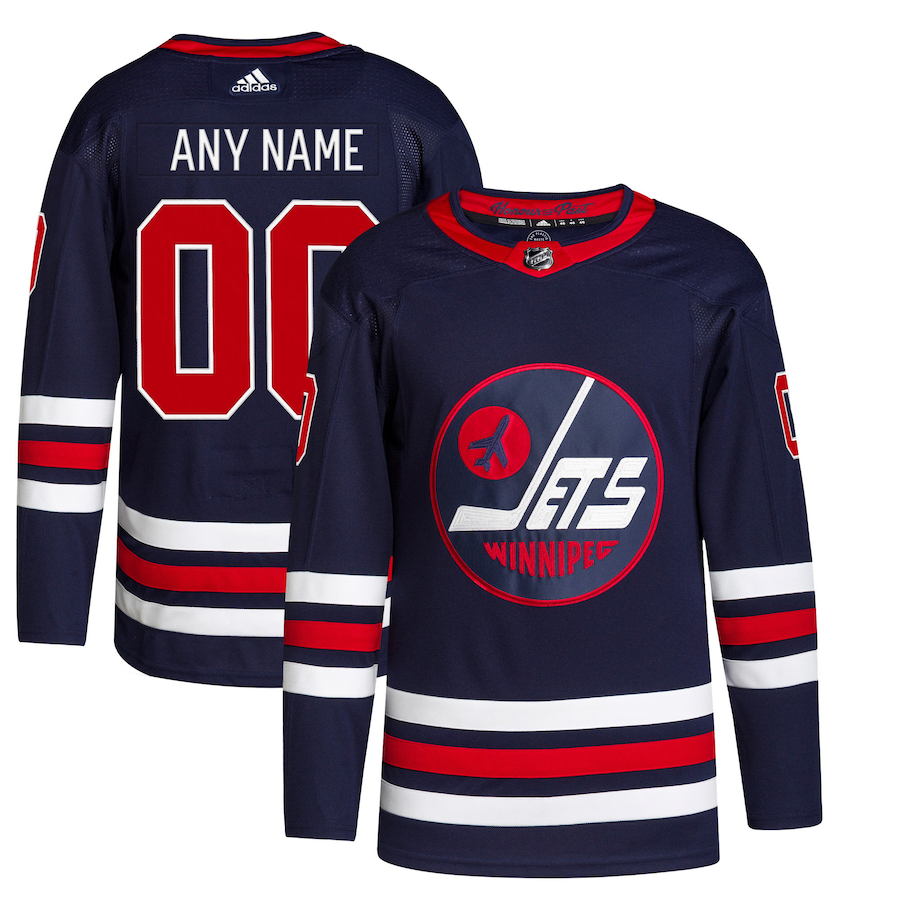 Men's Winnipeg Jets 2021/22 Alternate Primegreen Authentic Pro Custom jersey