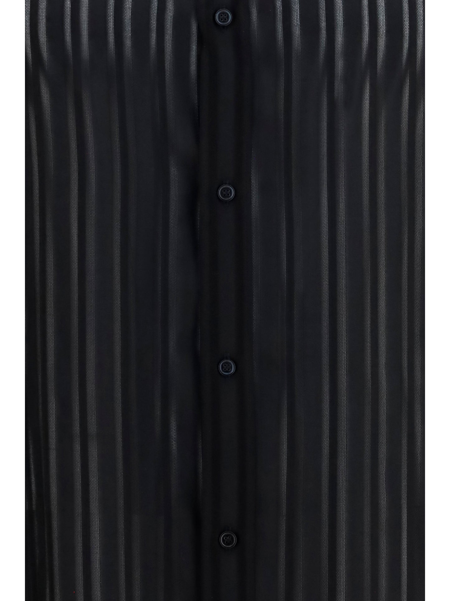 Gucci Men Striped Silk Gauze Shirt