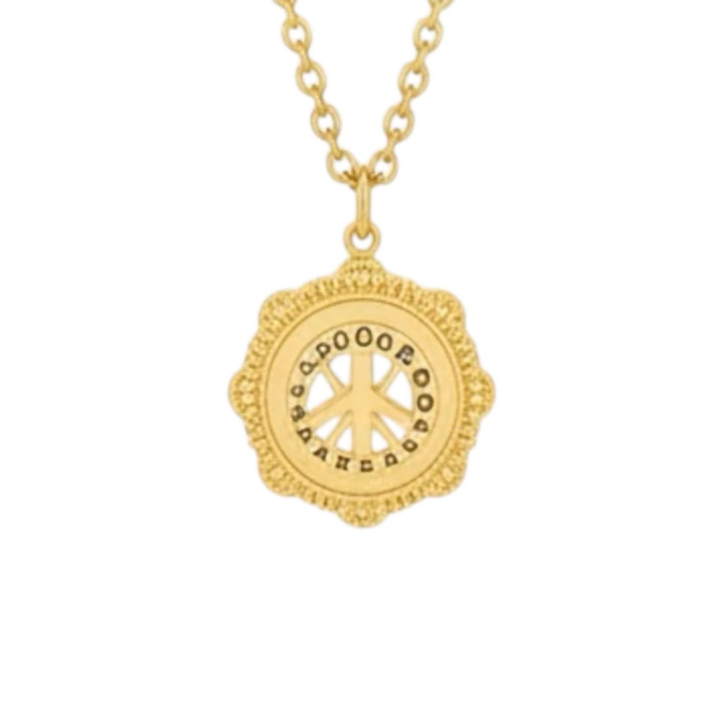 Women's Bee Medallion Necklace In Gold