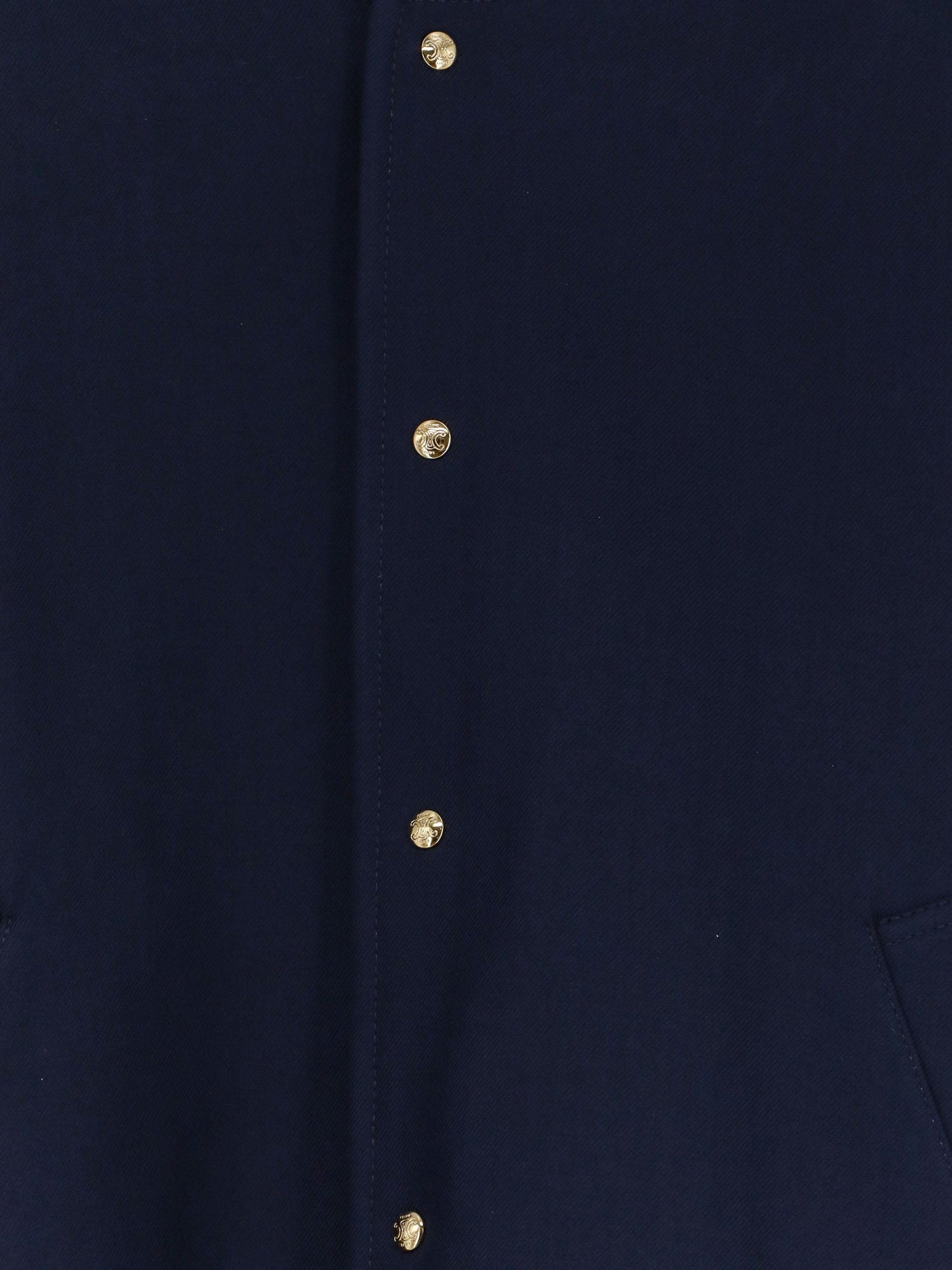 Celine Women Cotton Blazer With Printed Lining