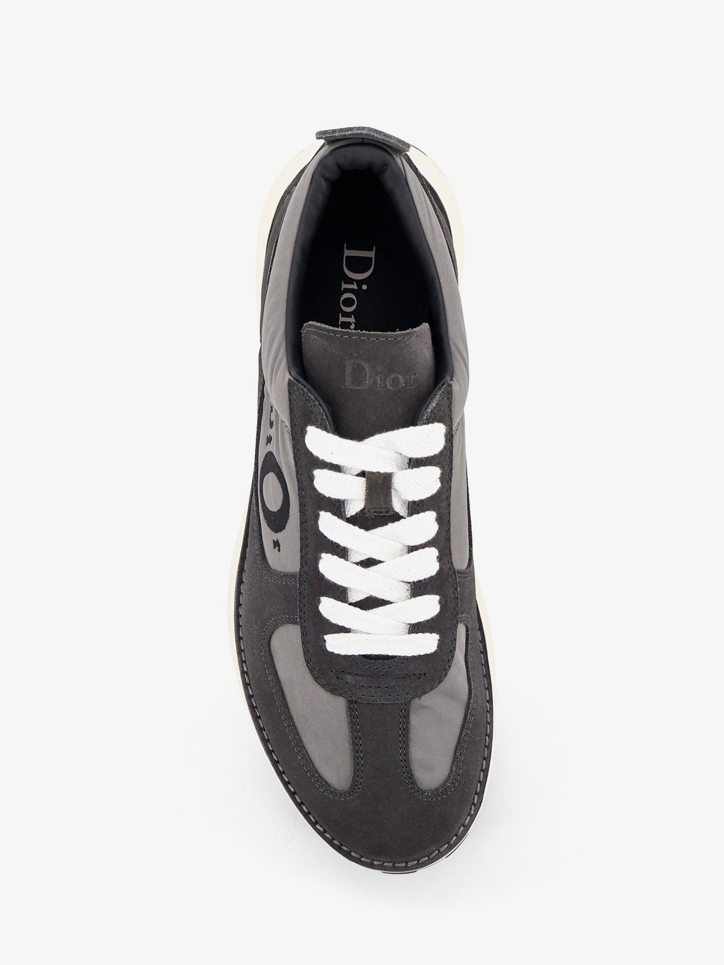 Dior Men Dior Squash Technical Fabric And Suede Sneakers