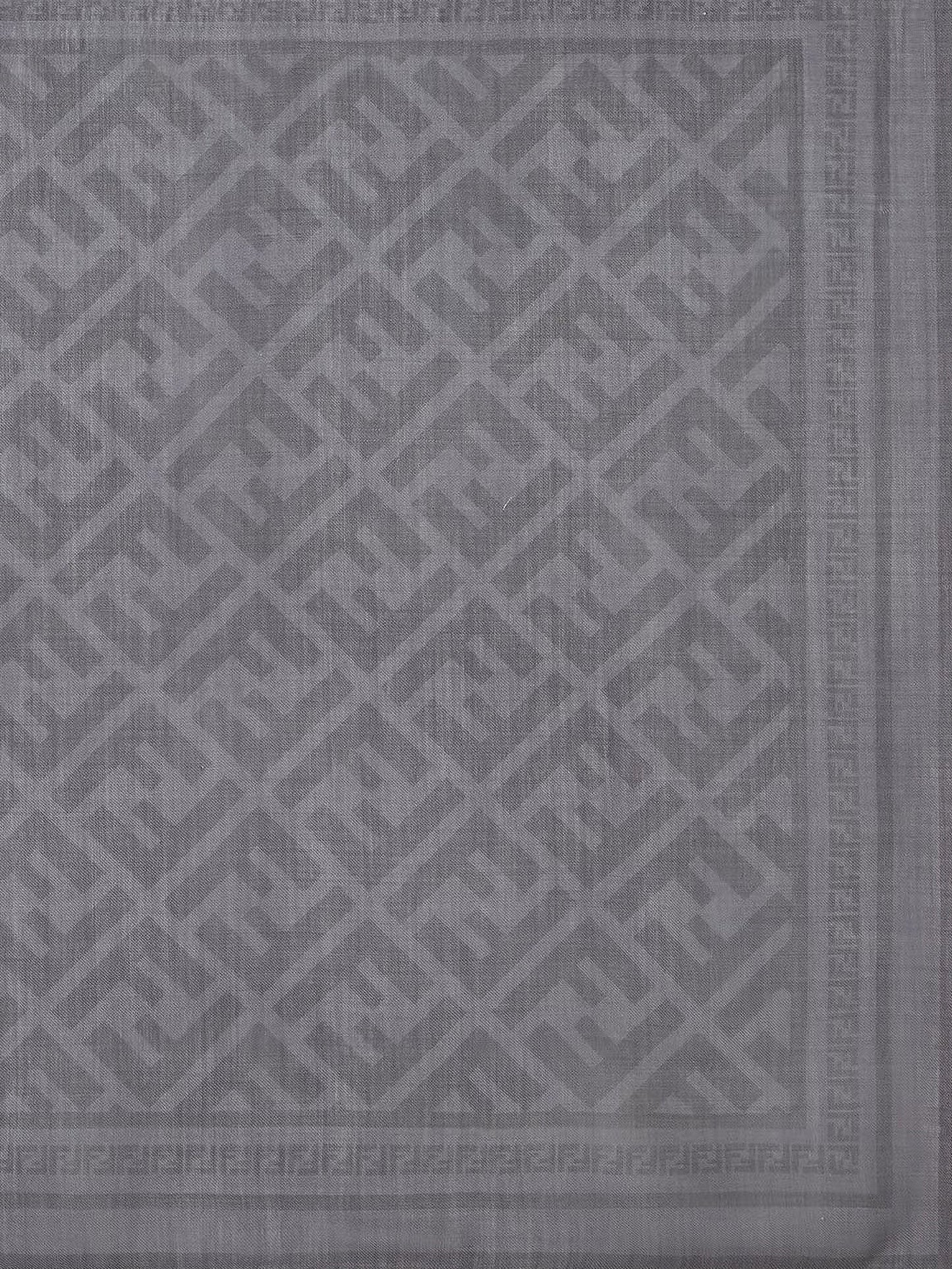 Fendi Men Wool And Silk Scarf