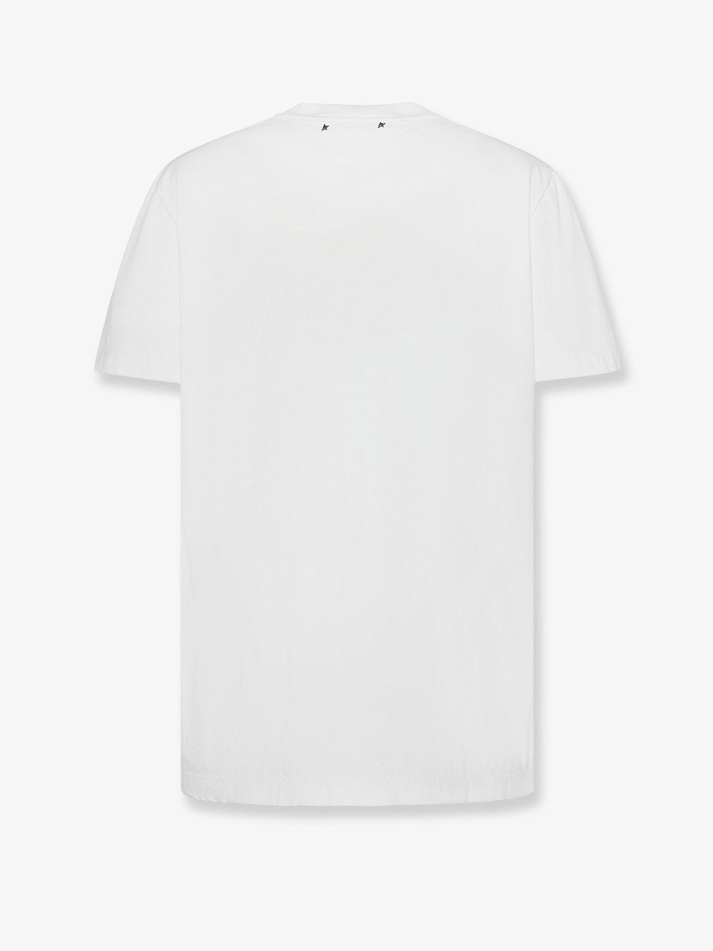 Golden Goose Deluxe Brand Women Cotton T-Shirt With Rhinestones