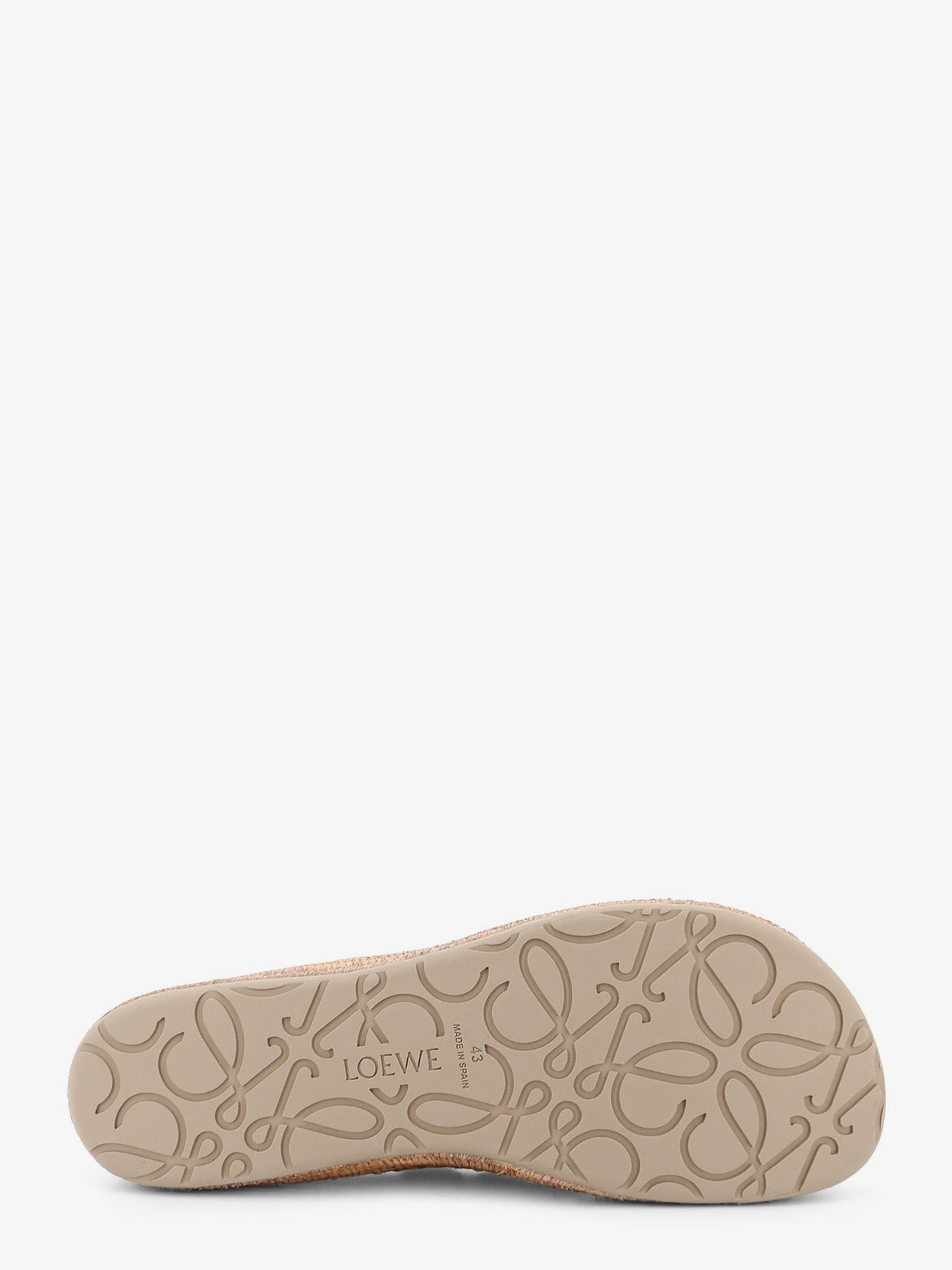 Loewe Men Rio Suede And Raffia Loafers