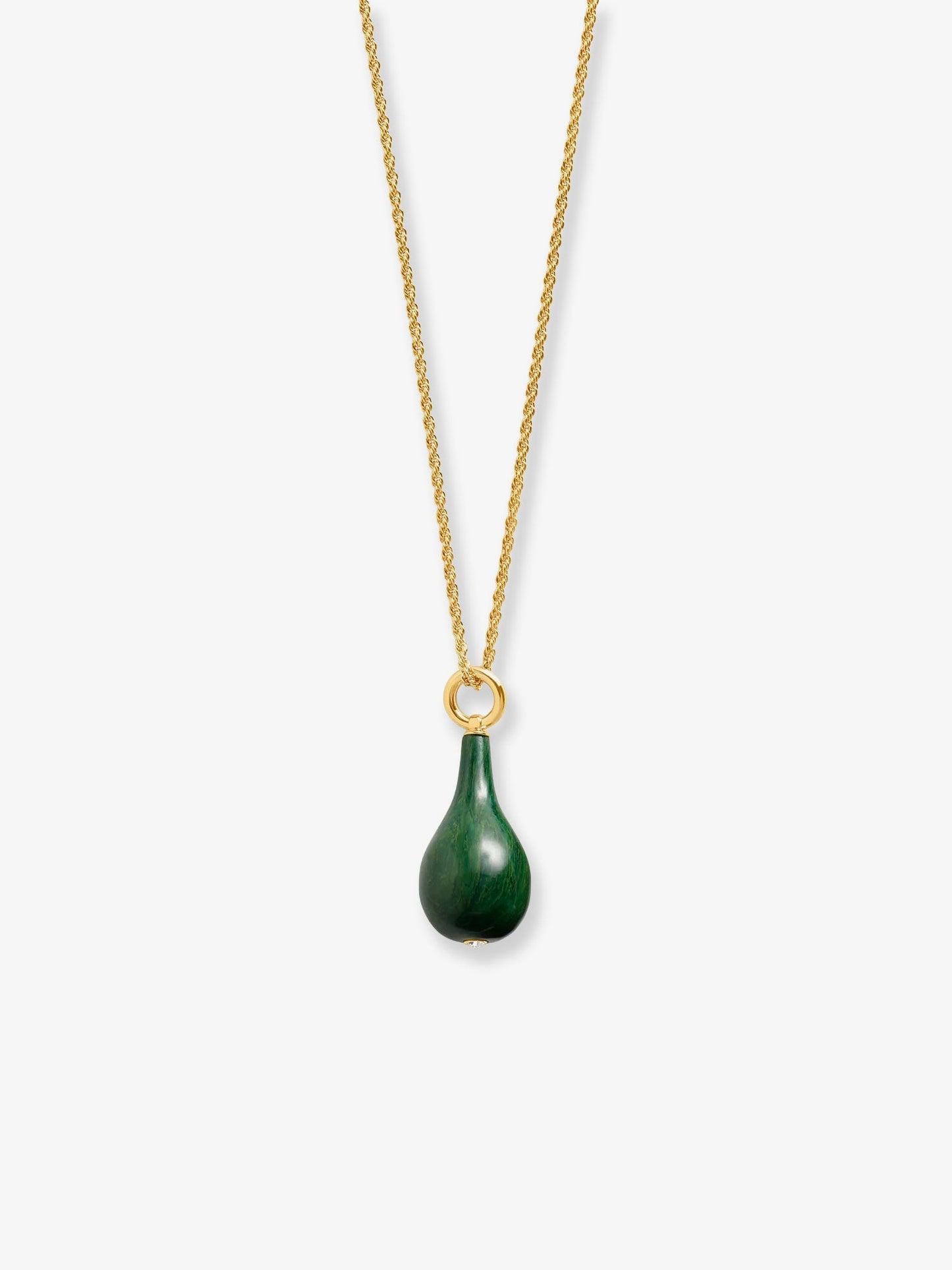Toteme Women Medium Jade Drop Necklace