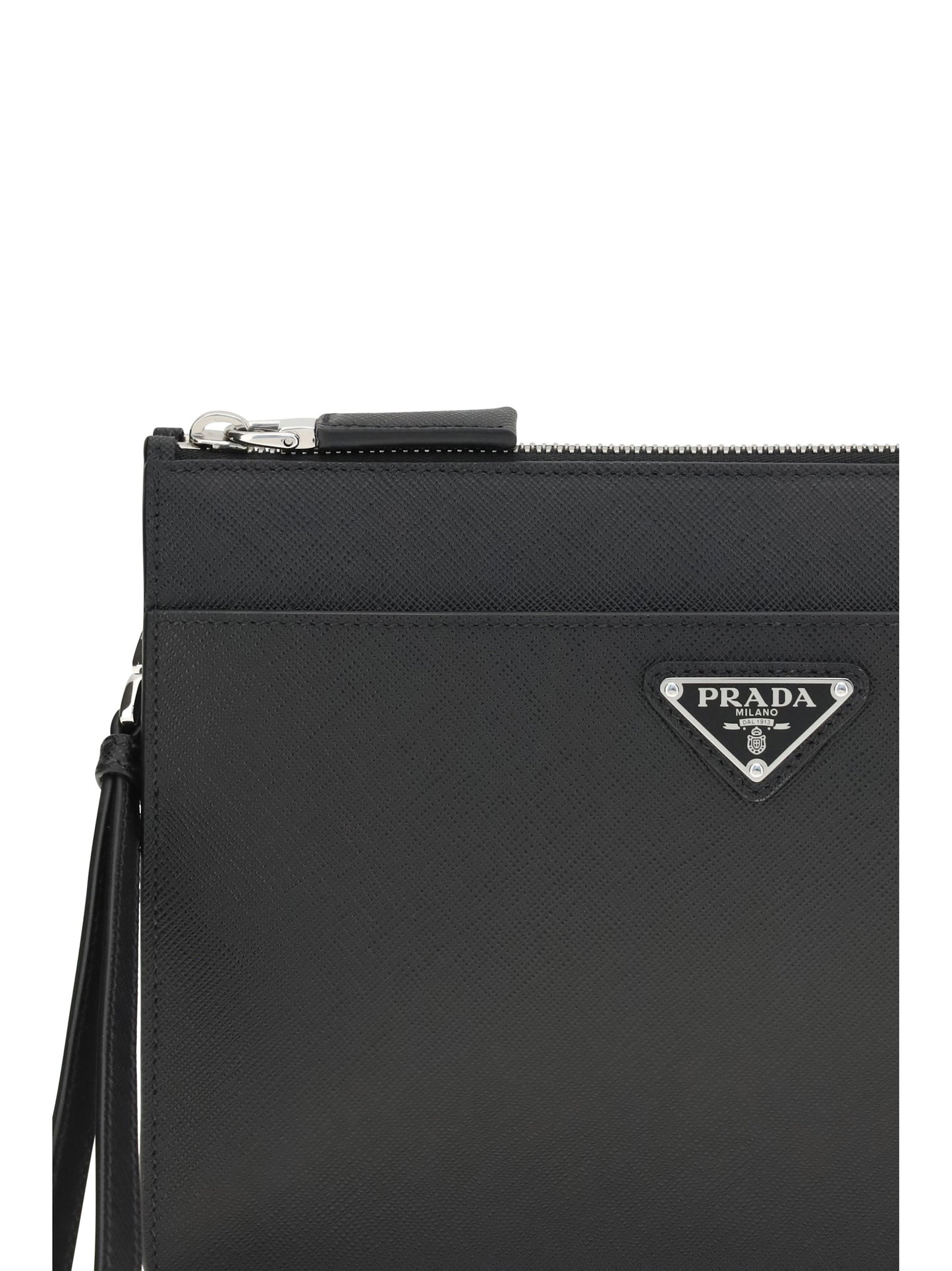 Prada Men Leather Pouch