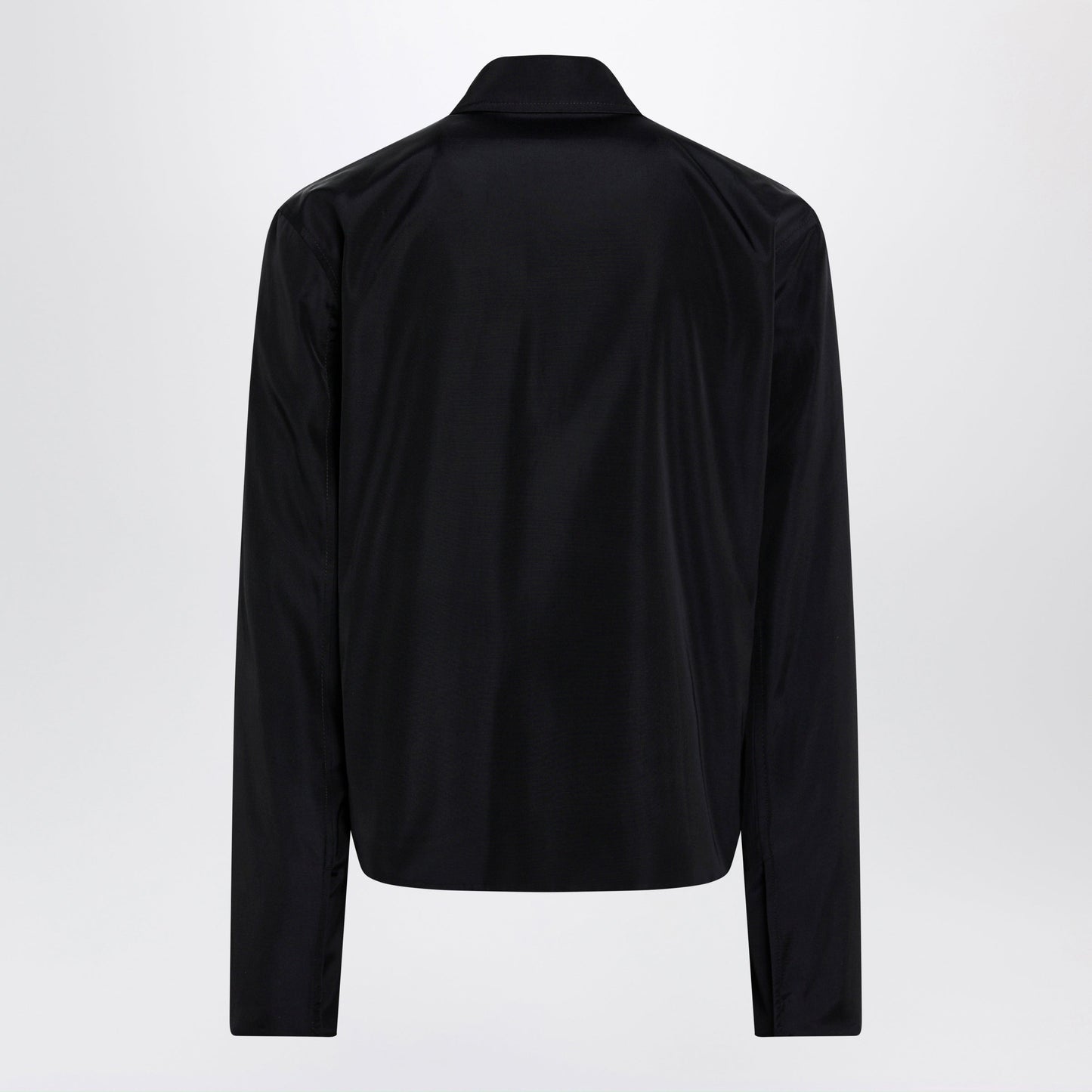 Gucci Zip Jacket In Cotton And Acetate Faille, Black Men