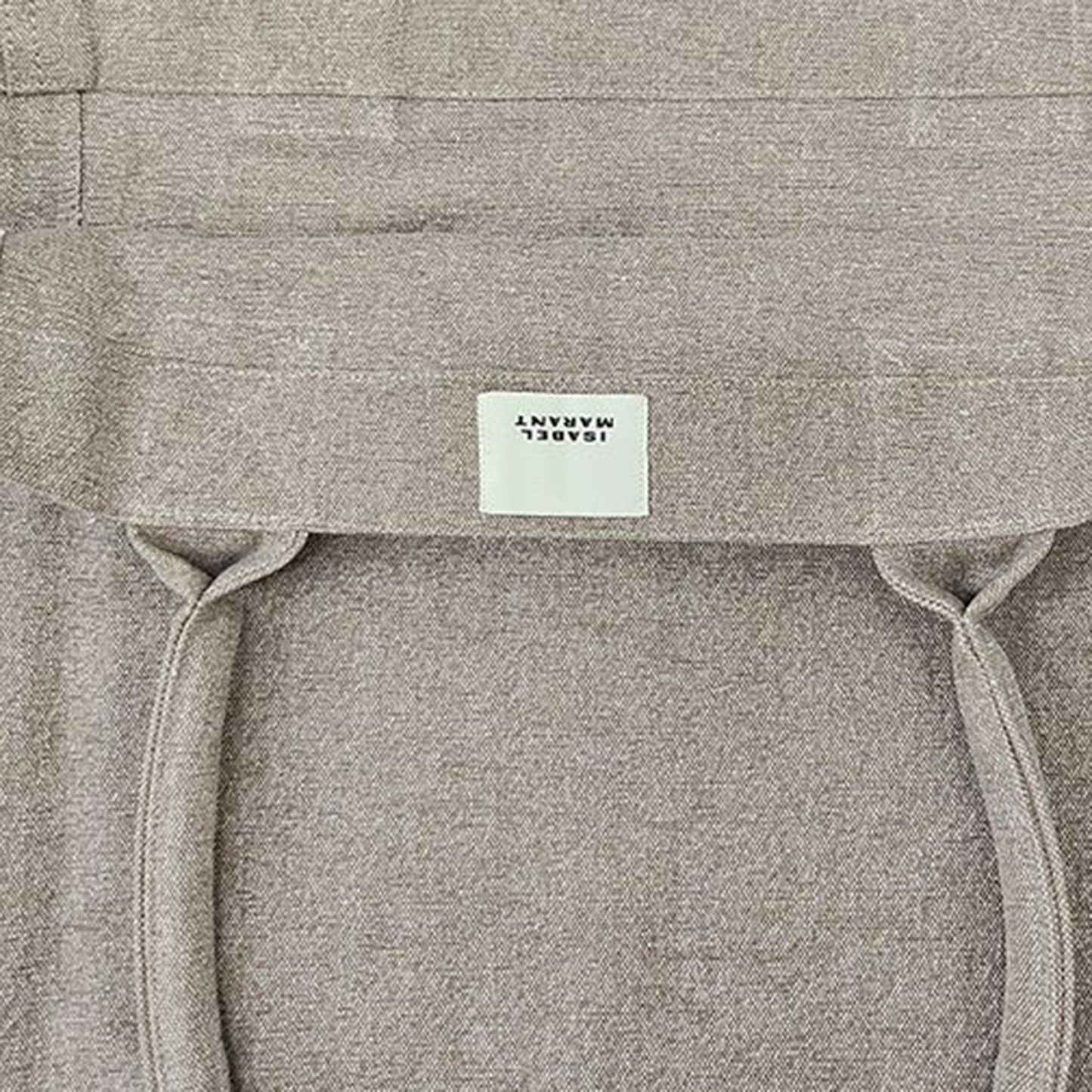 Yenky Logo Embroidered Shopper Bag Beige