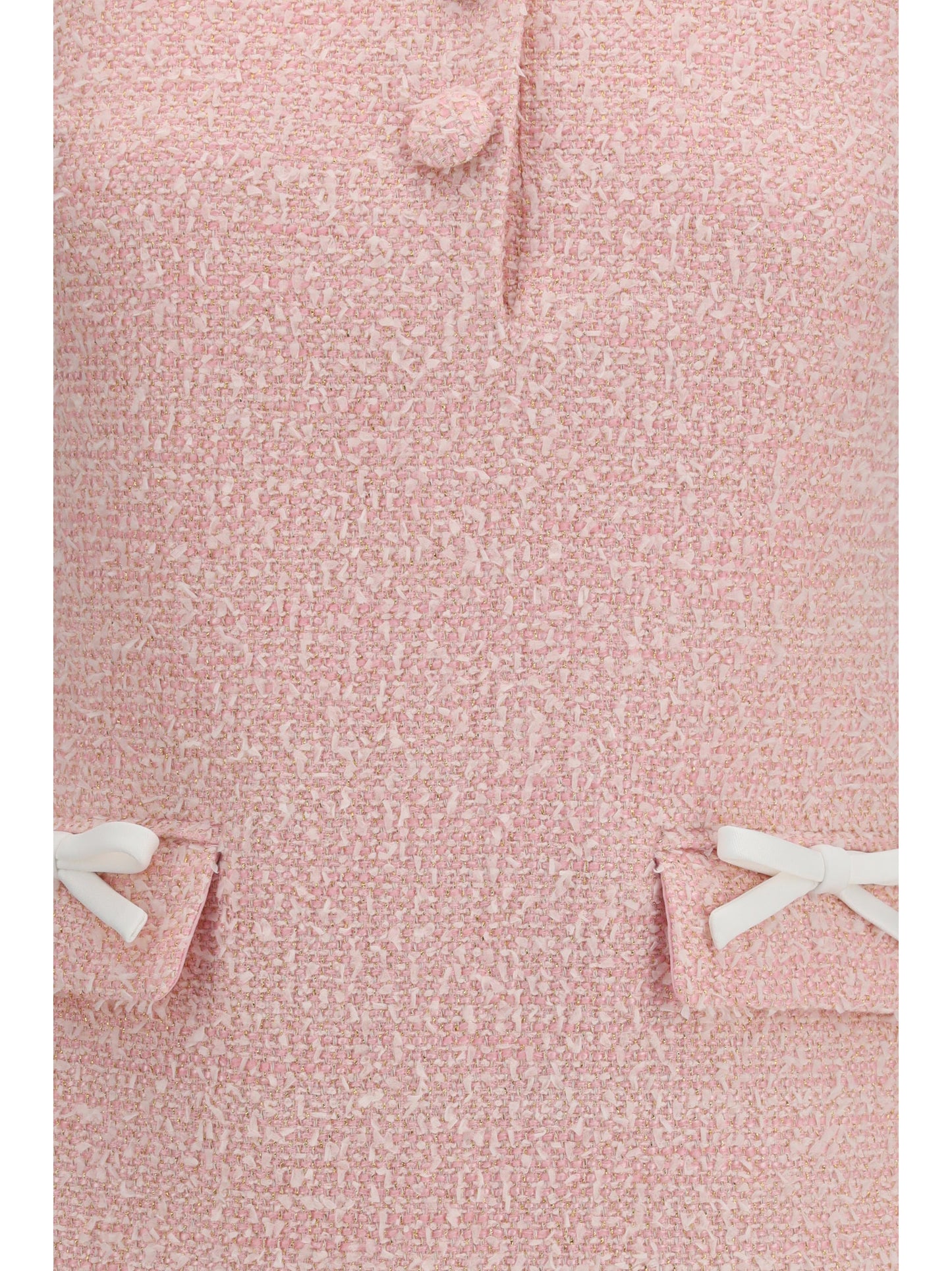 Self-Portrait Women Bouclé Mini Dress With Lace Collar