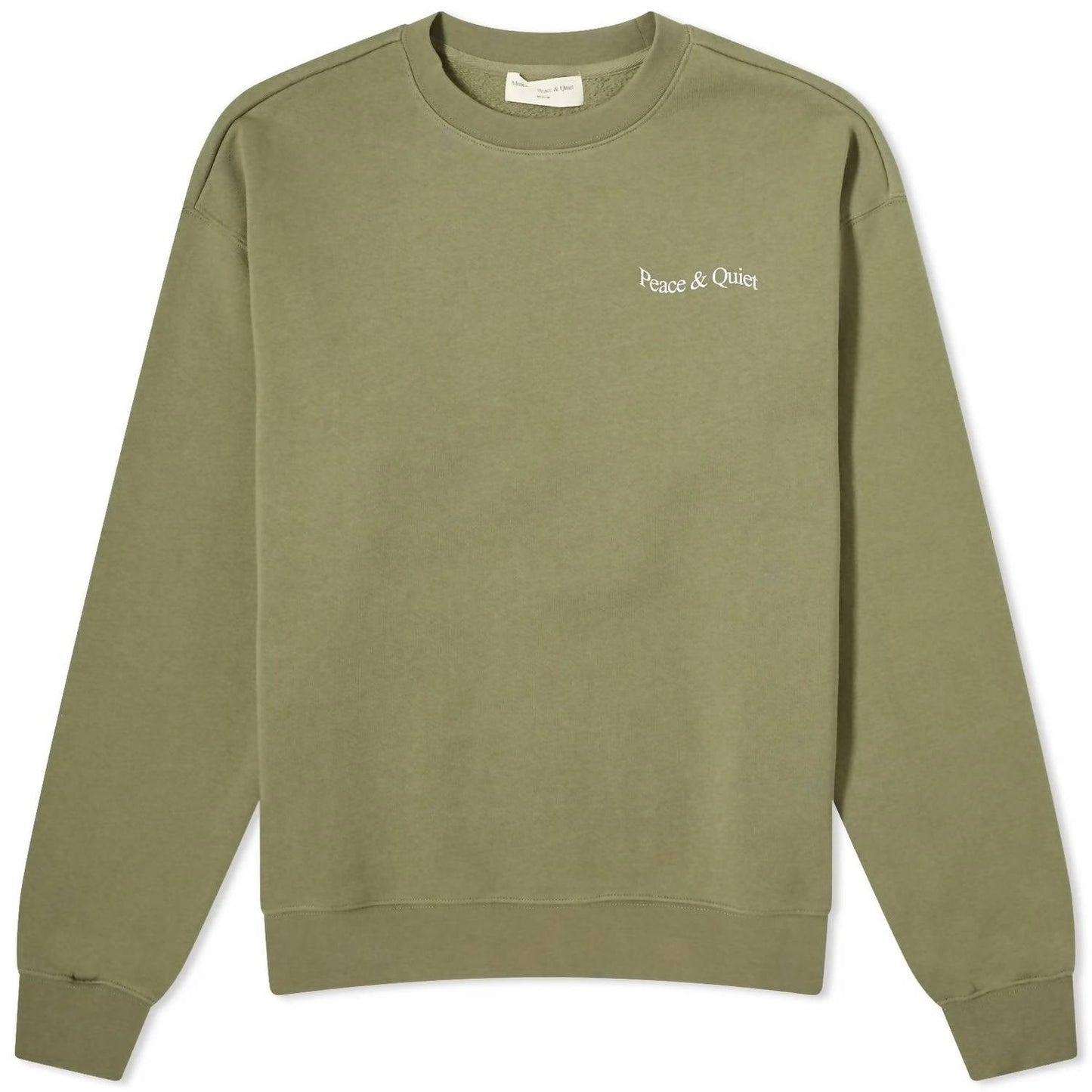 Men's Wordmark Crewneck Sweatshirt In Olive