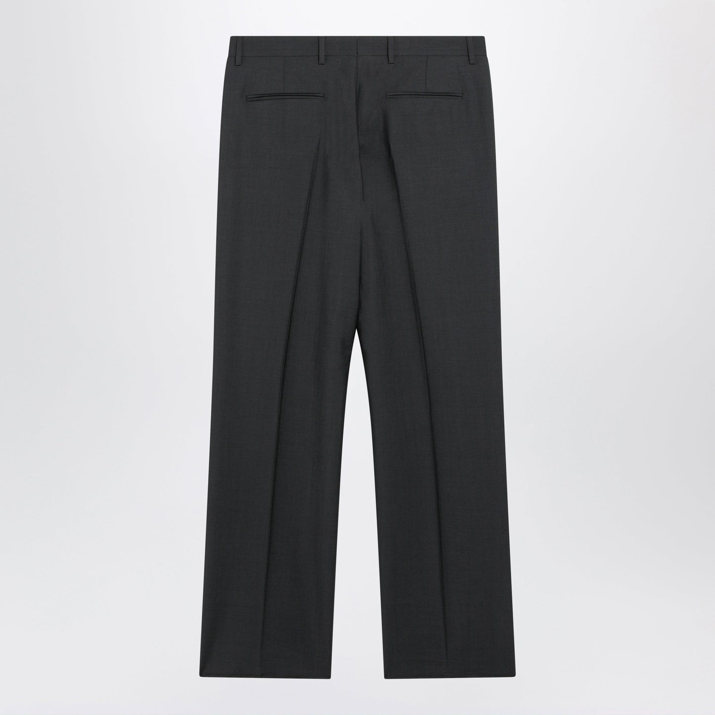 Valentino Gray Wool-Blend Pants Men