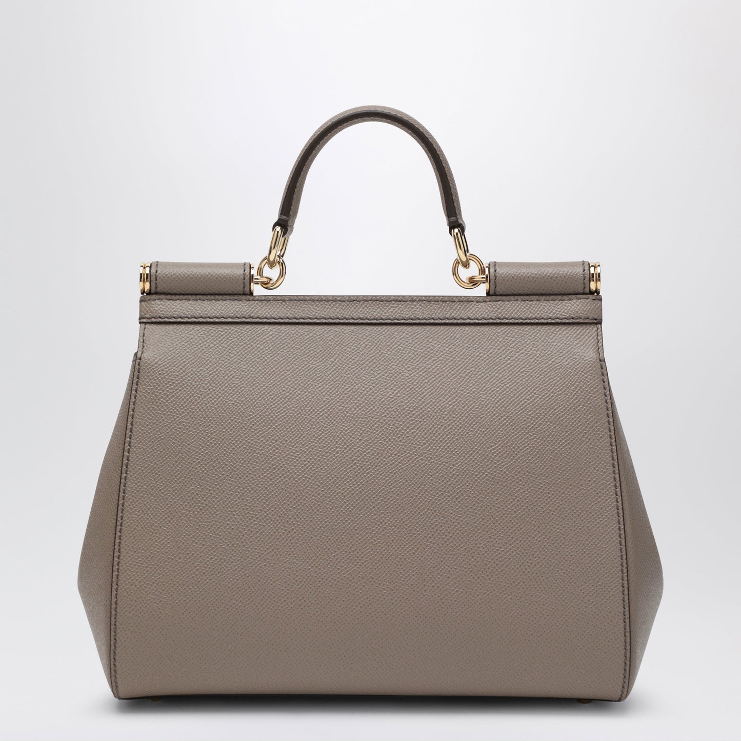 Dolce&Gabbana Large Mud Colour Sicily Hand Bag Women