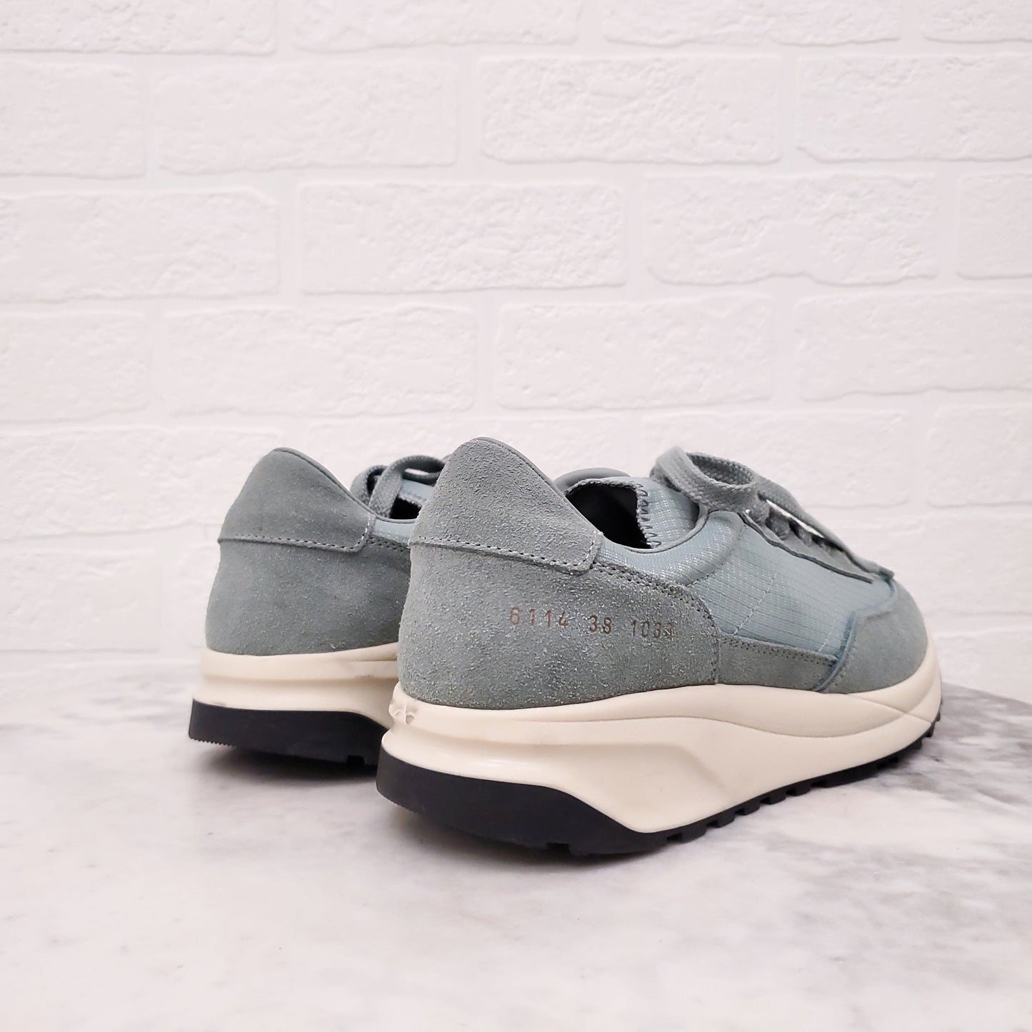 COMMON PROJECTS TURQUOISE SNEAKERS - SIZE 38