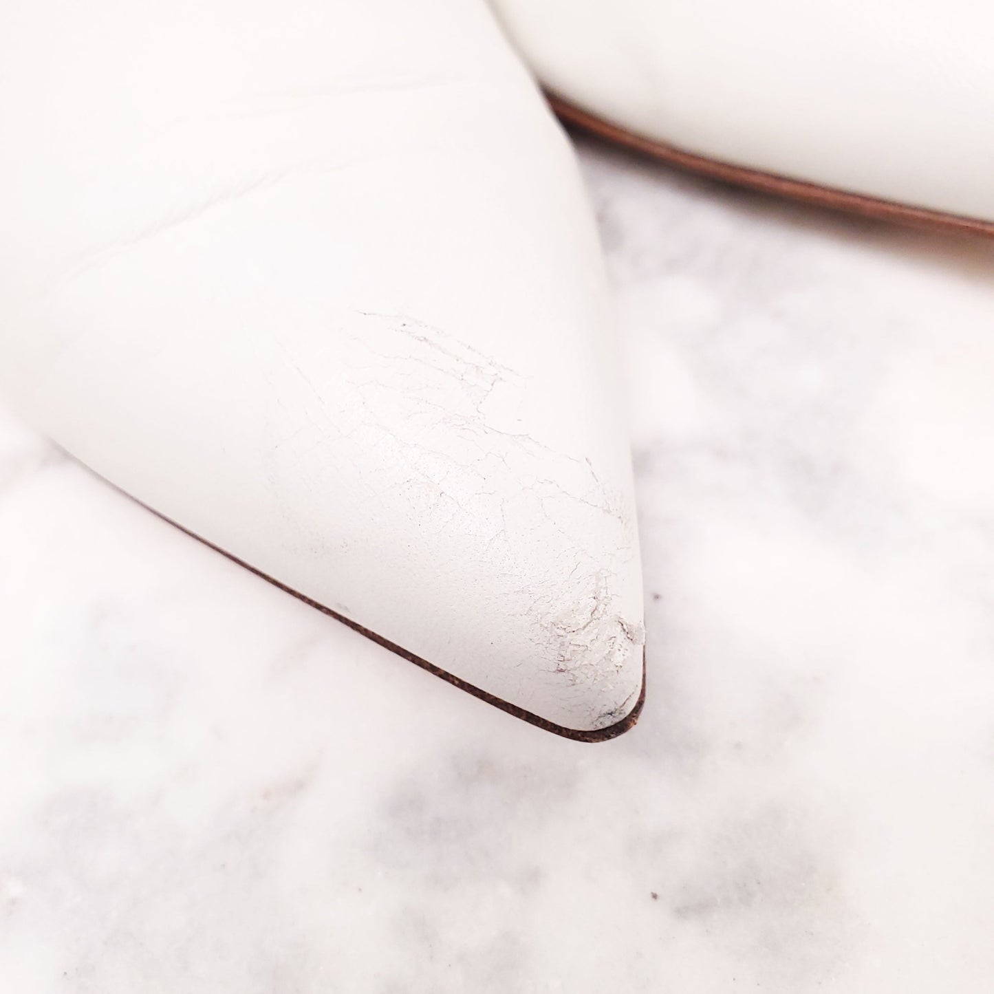 GIANVITO ROSSI CREAM LEATHER BOOTS - SIZE 37.5