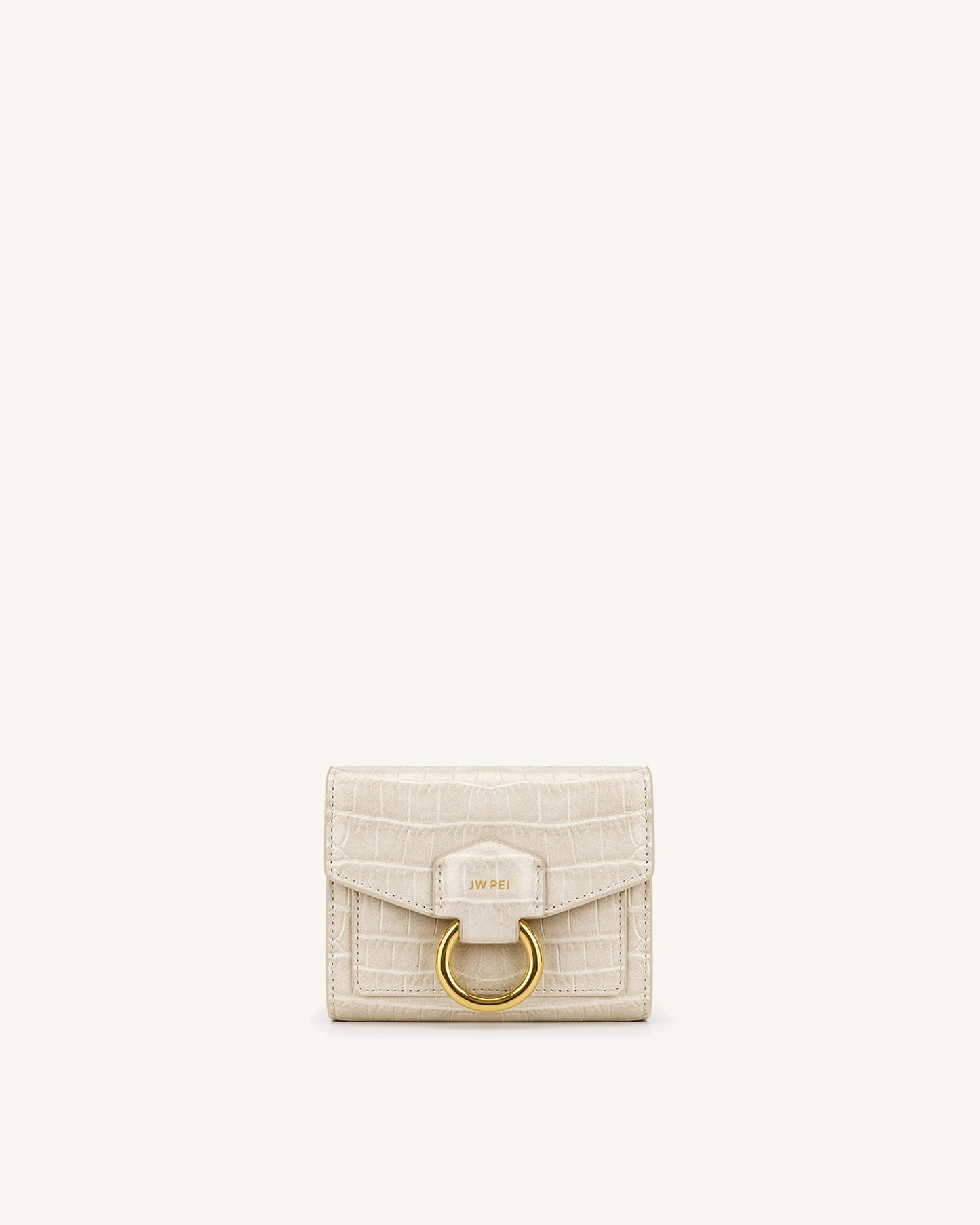 Stella Wallet - Ivory Croc