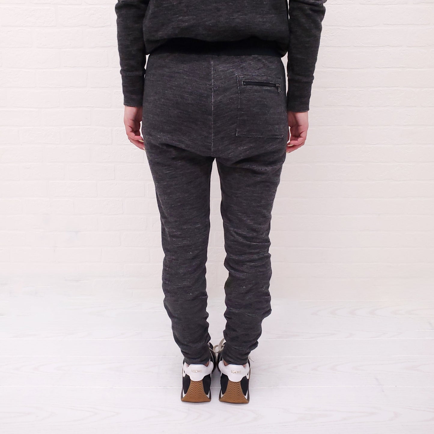 JAMES PERSE DARK GREY SWEATSHIRT SET - SIZE 0/XS