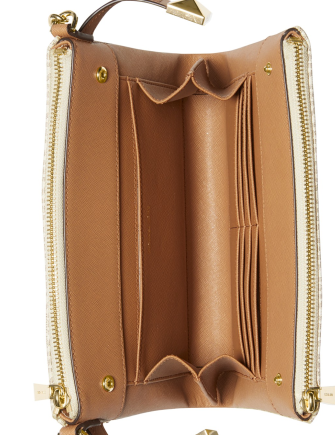 Michael Michael Kors Karla Leather East West Crossbody