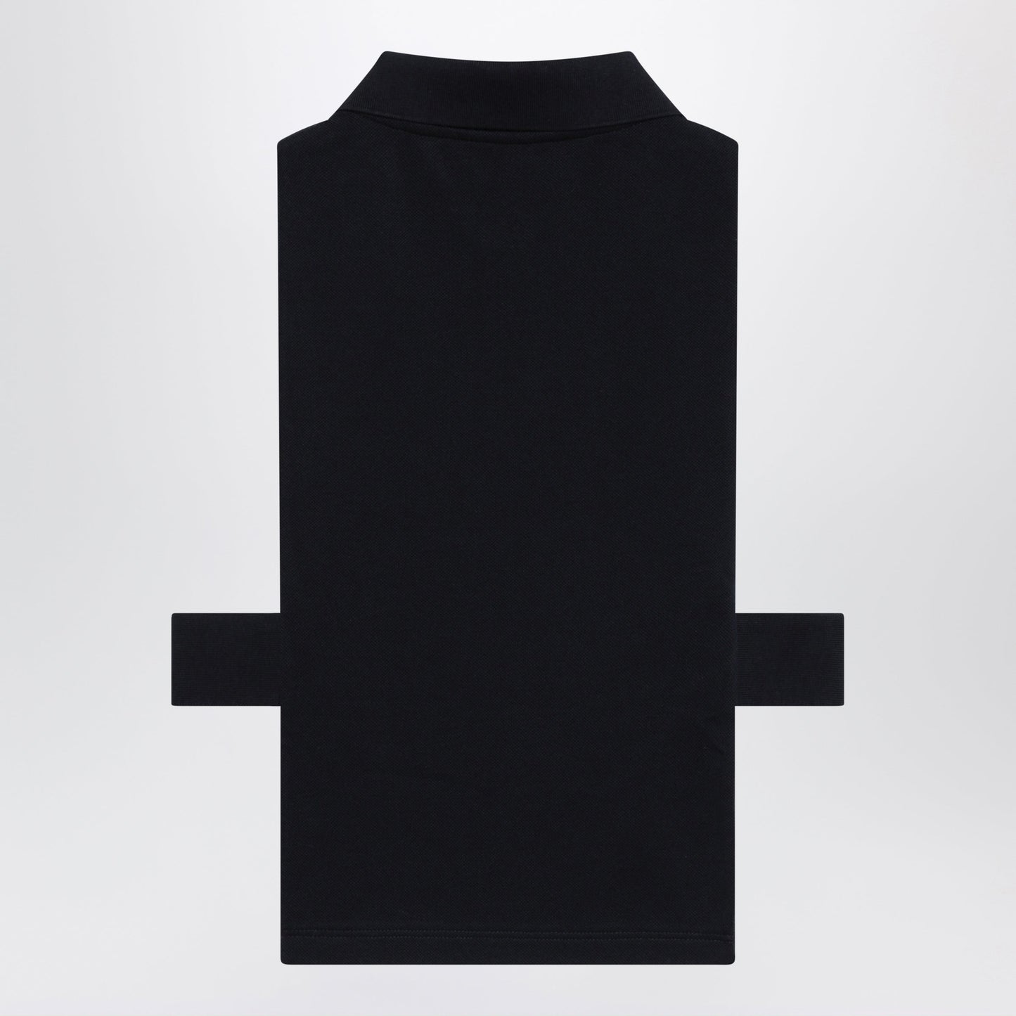 Miu Miu Blue Pique Top With Logo Women