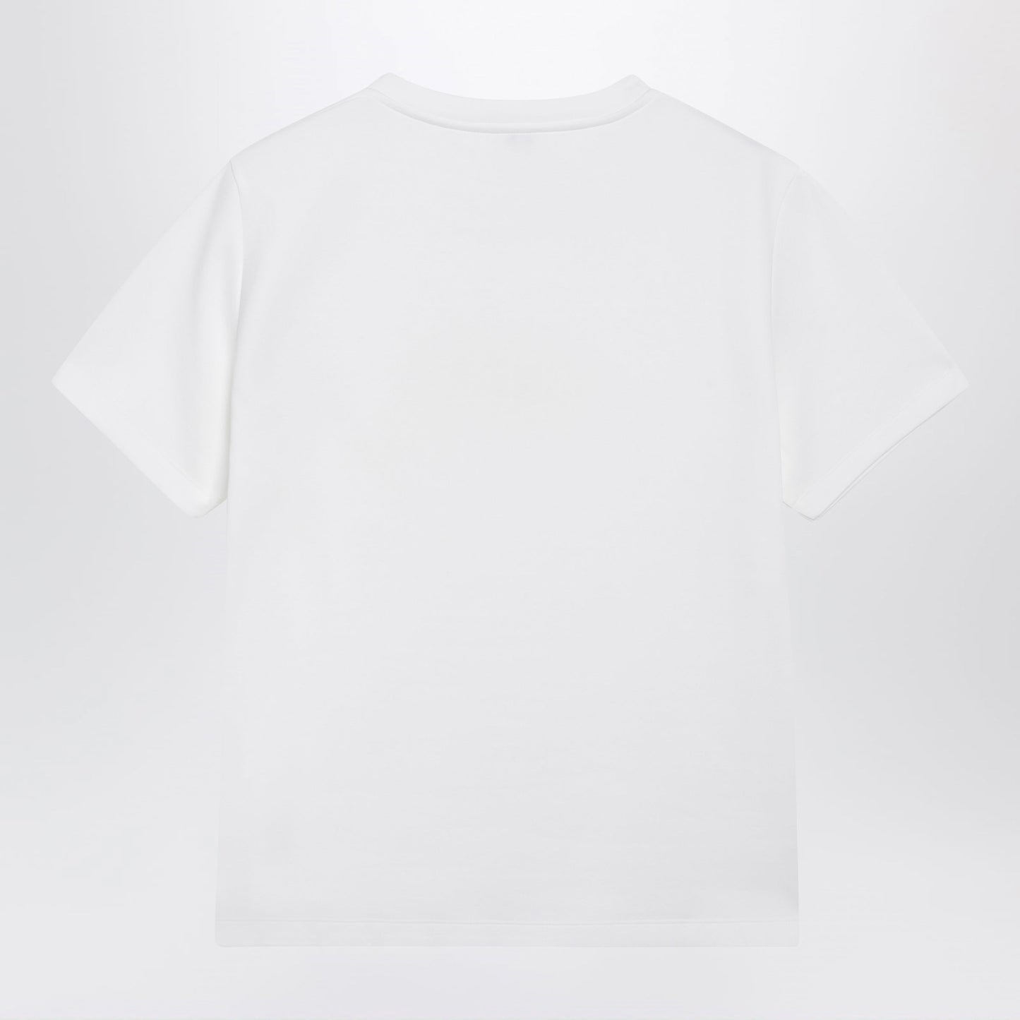 Loewe White Cotton T-Shirt With Embroidered Logo Women