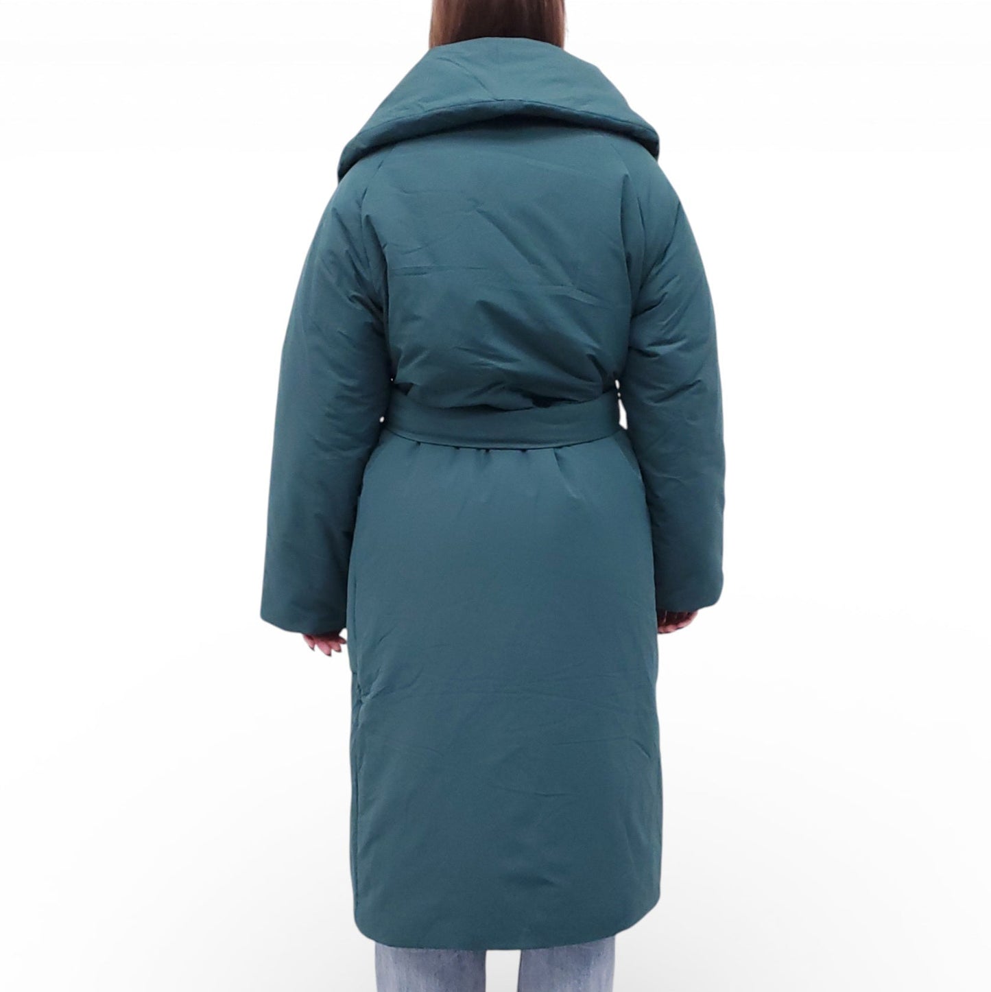 VARLEY 'ANA LONG WRAP COAT' - SIZE S