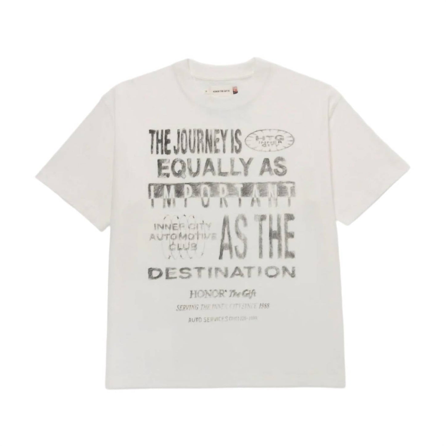 Travelled Journey Tee In White