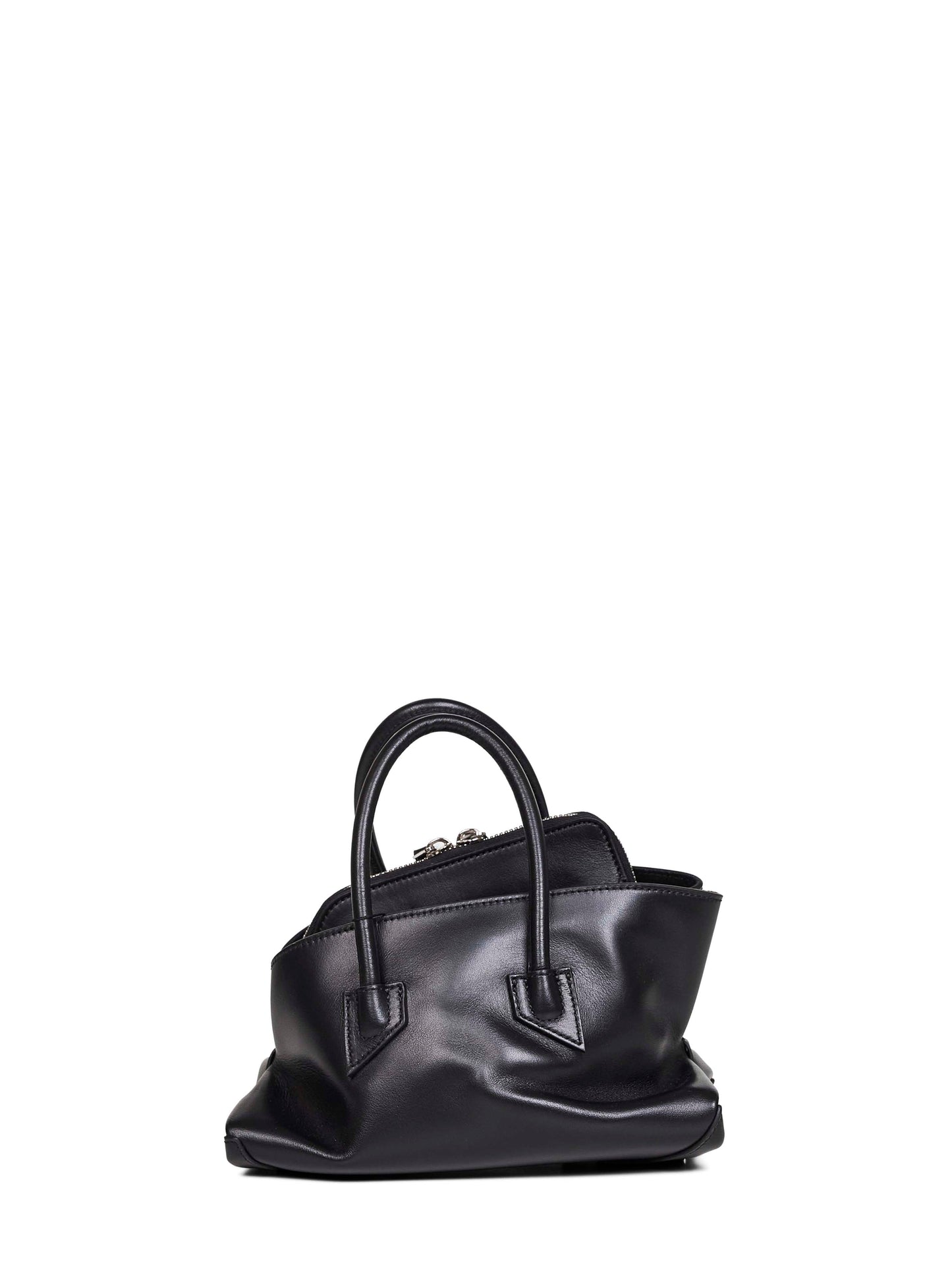 The Attico Women Black "La Passeggiata Mini" Top Handle Bag
