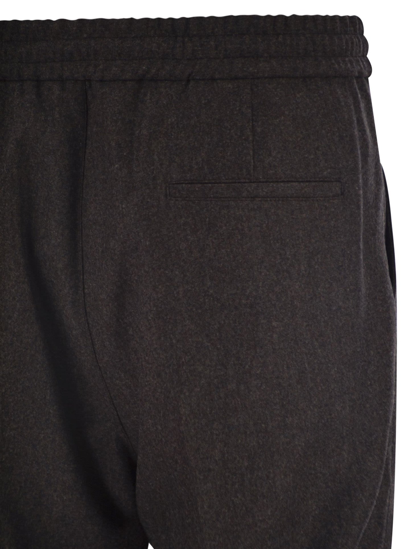 Brunello Cucinelli Men Tailored Jogger Trousers In Virgin Wool