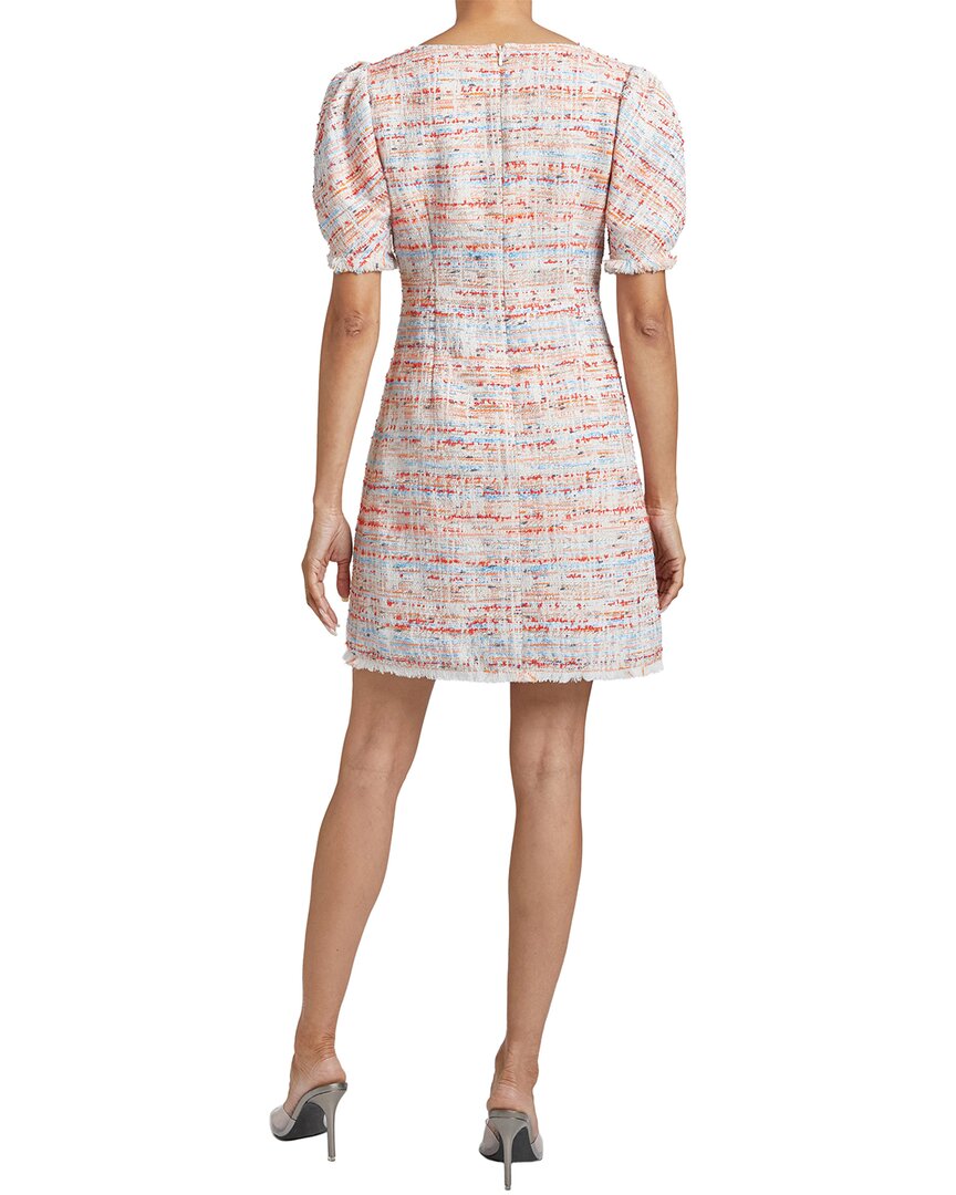 Santorelli Bianca Tweed Shift Dress