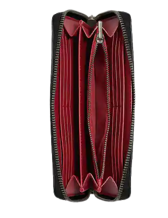 Coach Long Zip Around Wallet With Horse And Carriage