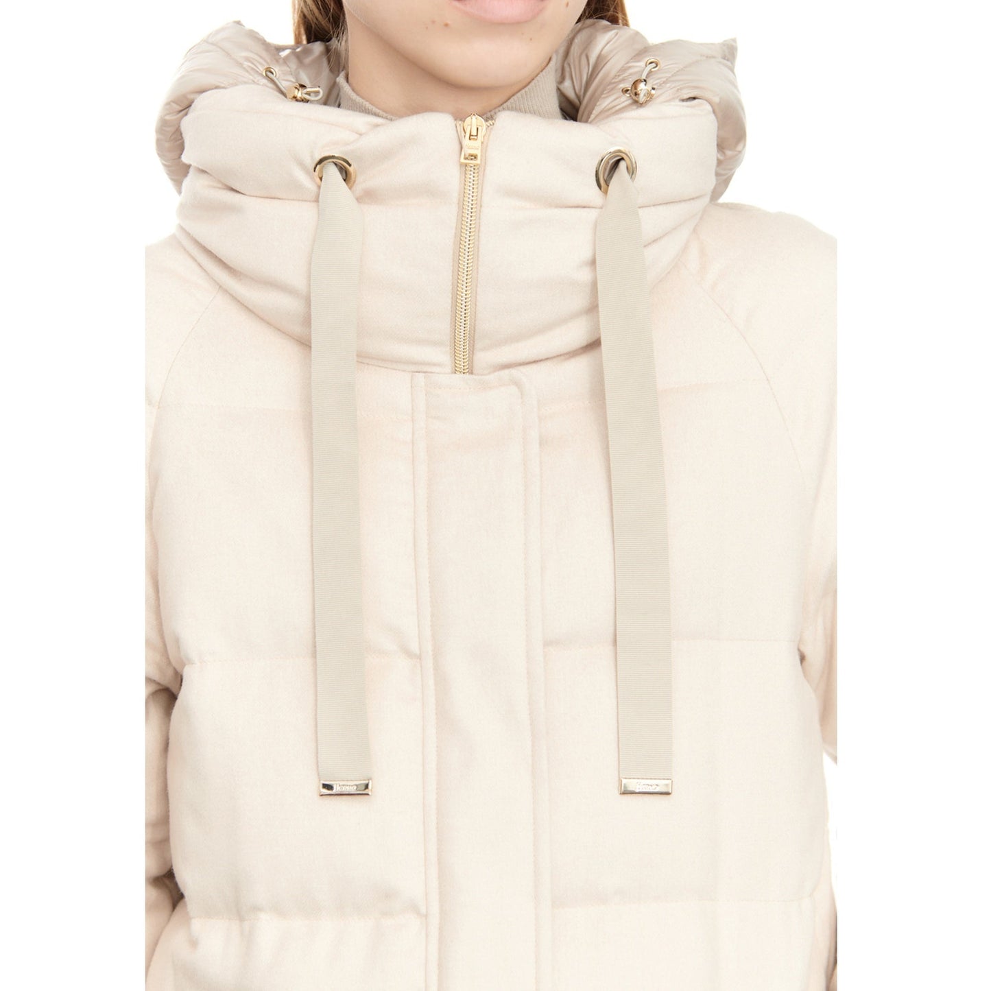 Herno Silk And Cashmere Padded Coat Women