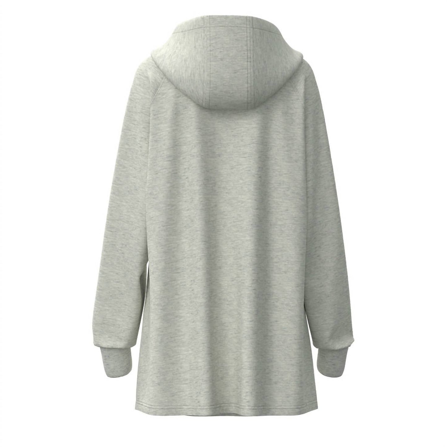 Women's Corpus Hoody Dress In Heather Grey