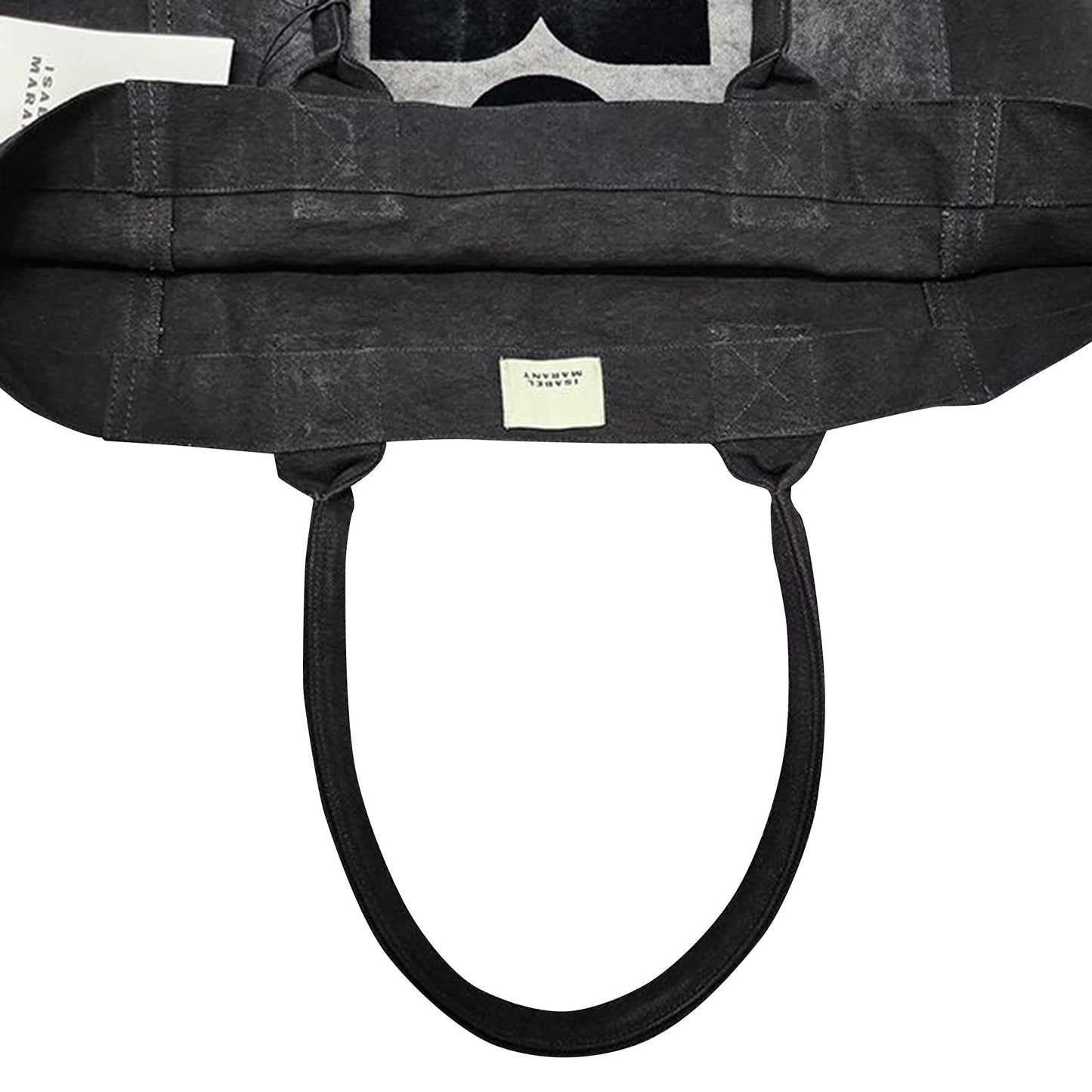 Yenky Embroidered Logo Shopper Bag Faded Black