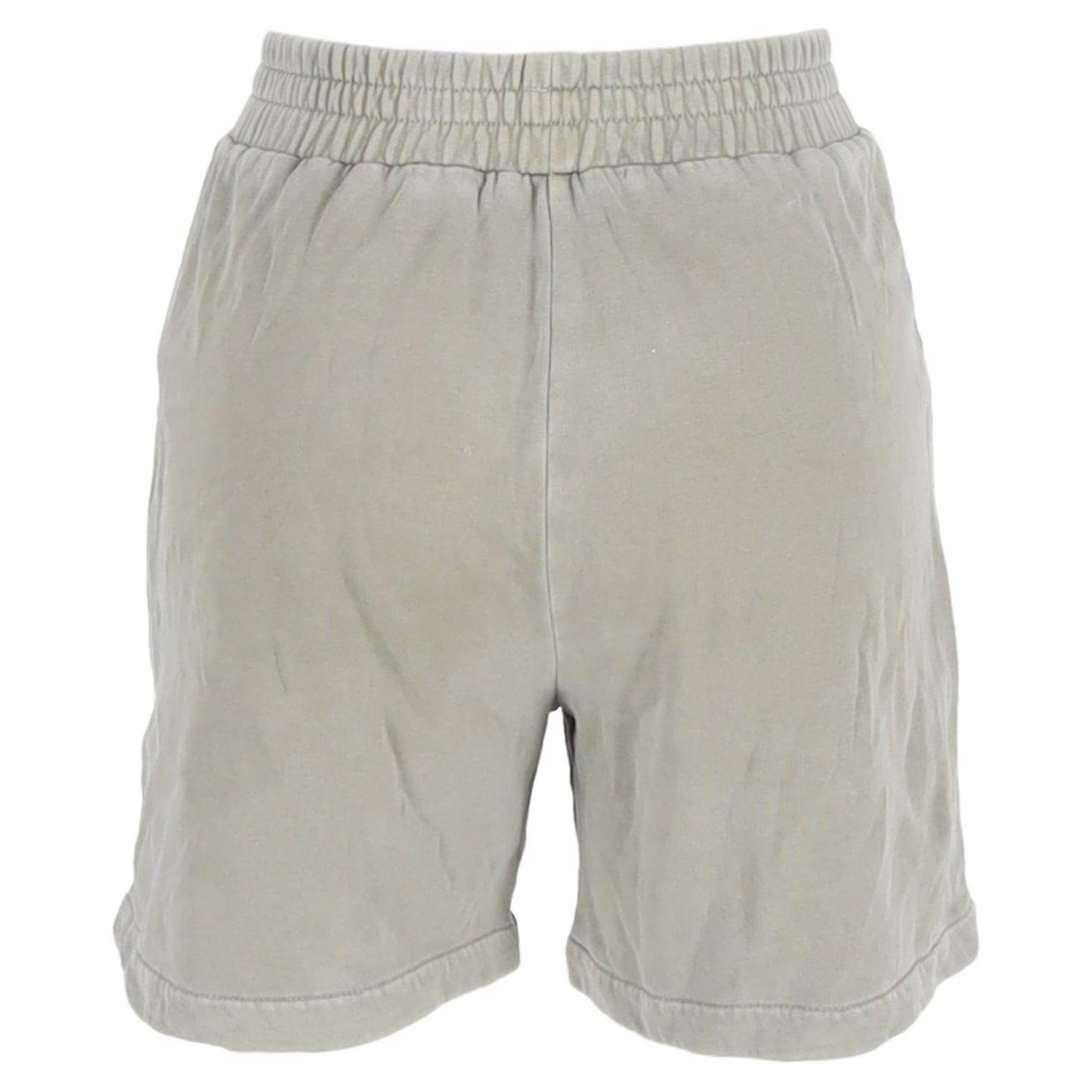 Anine Bing Elastic Waist Shorts in Grey Cotton