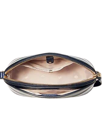 Kate Spade New York Sylvia Embossed Stripe Medium Dome Crossbody