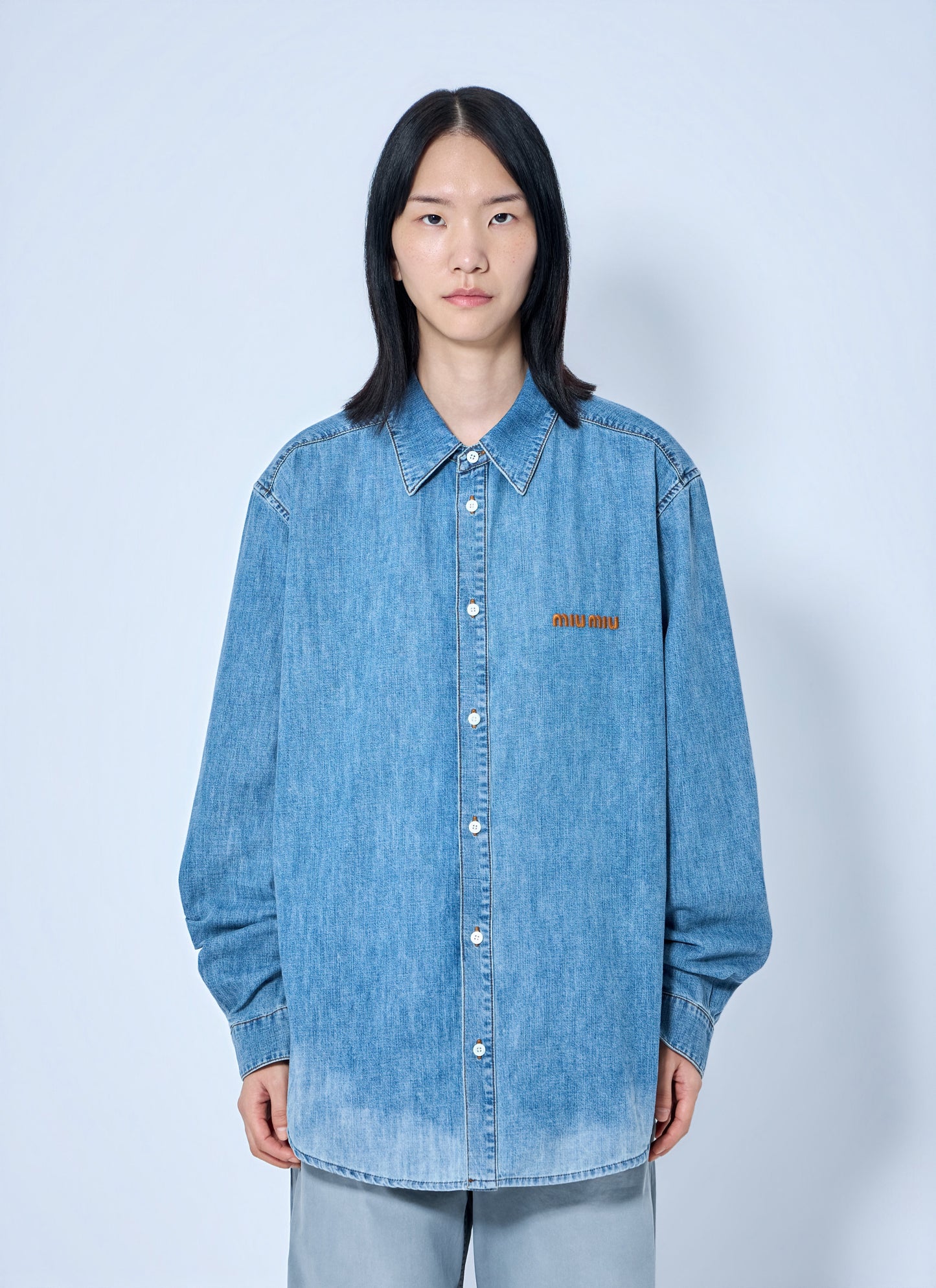 Miu Miu Women Chambray Shirt