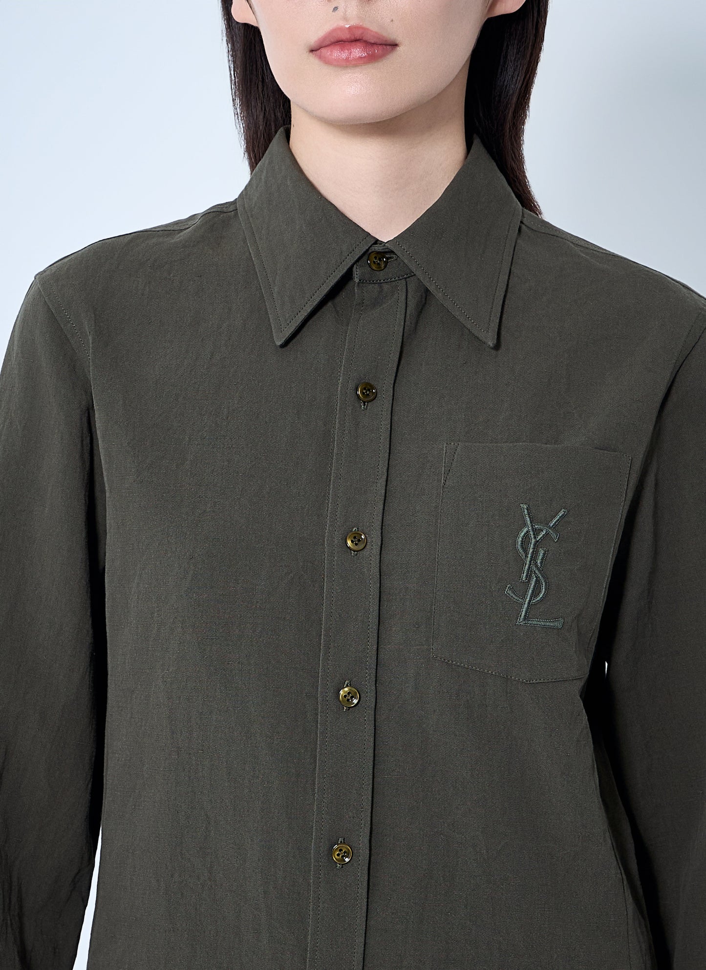 Saint Laurent Women Cassandre Shirt