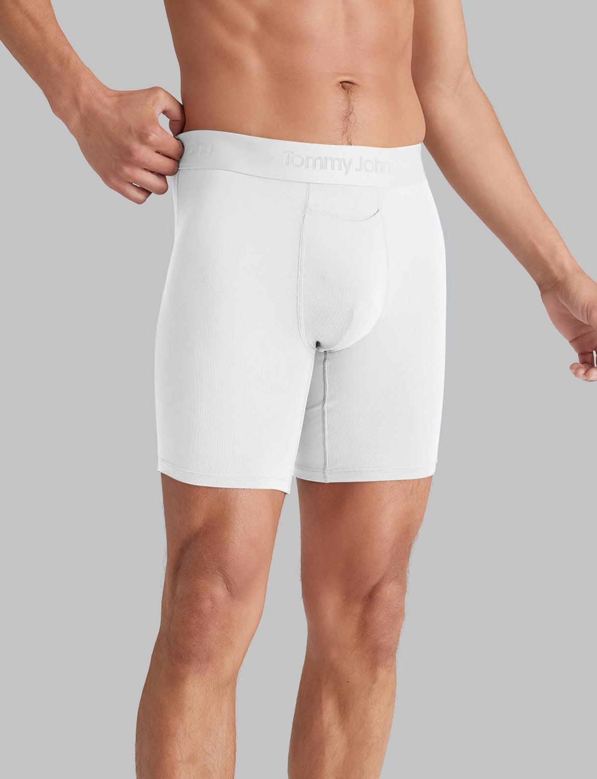 Men's Second Skin Mid-Length Boxer Brief 6"