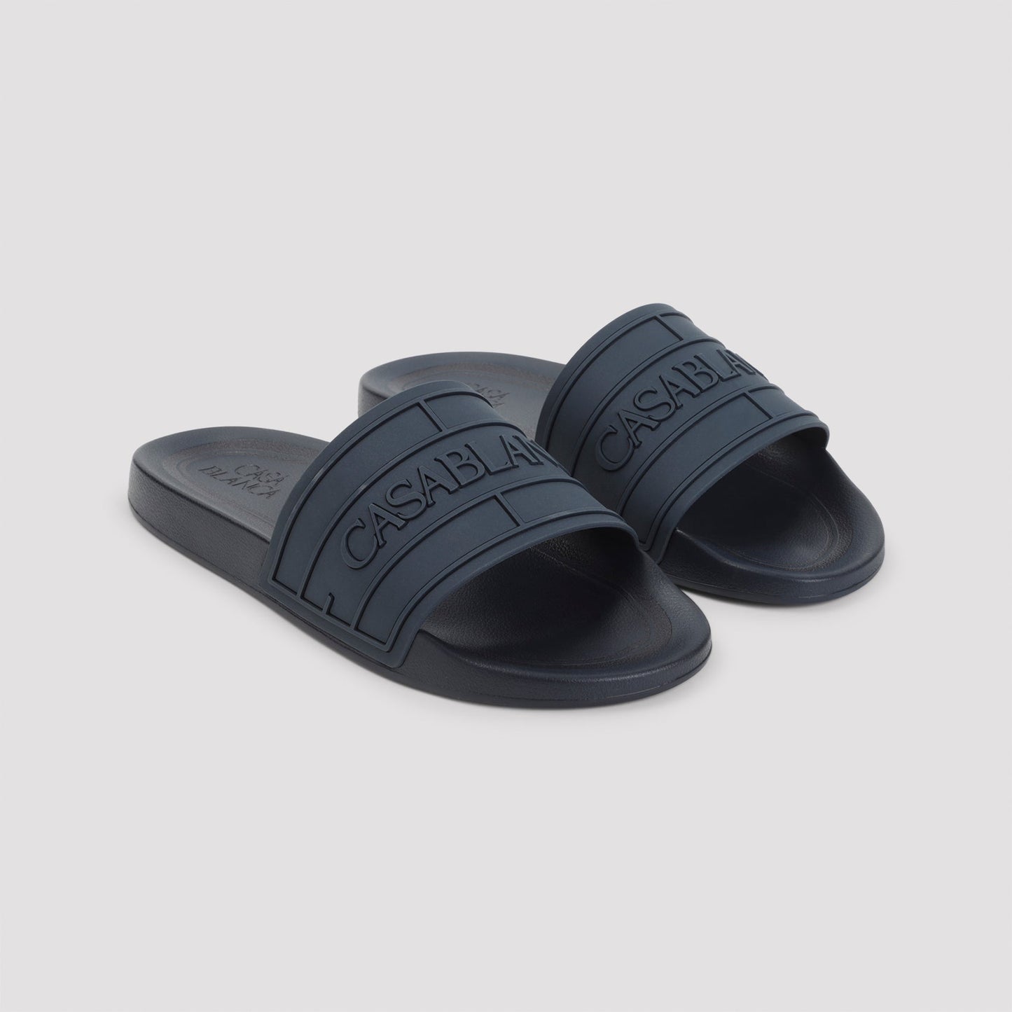 Casablanca Logo Pool Slides Men